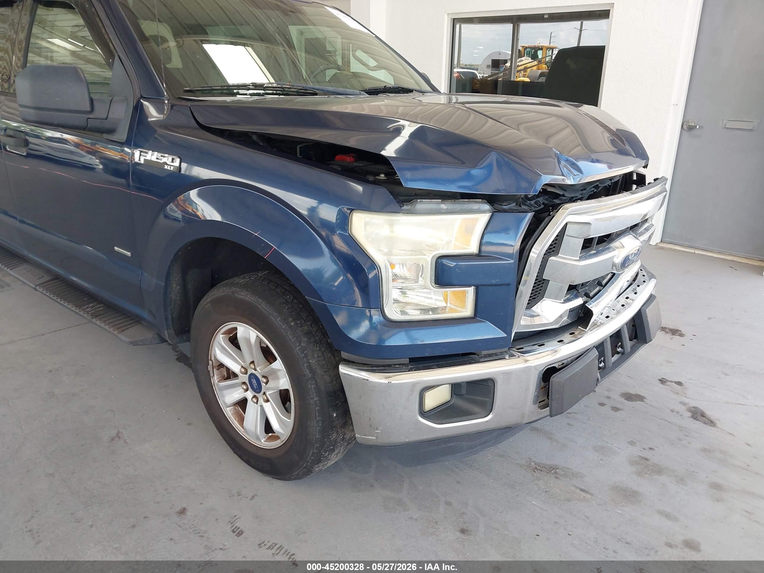 2015 Ford F-150 Xlt Blue vin: 1FTEW1CP9FFB88168