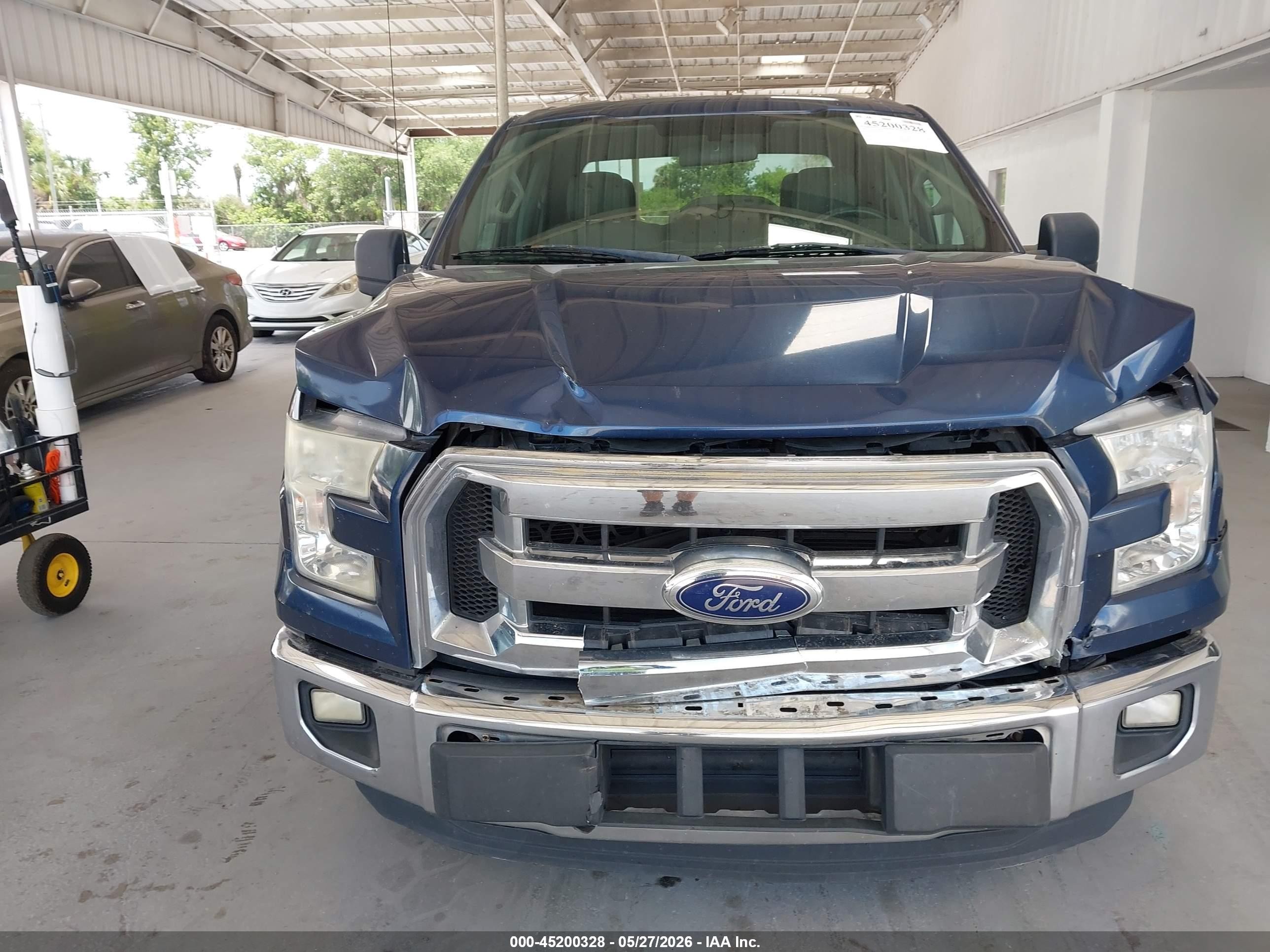2015 Ford F-150 Xlt Blue vin: 1FTEW1CP9FFB88168