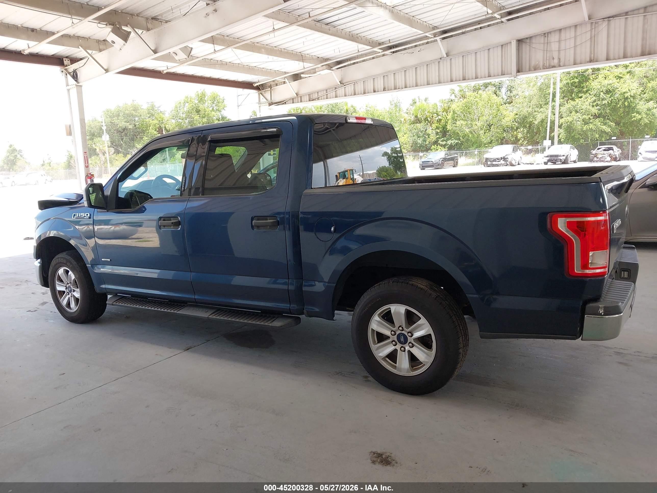2015 Ford F-150 Xlt Blue vin: 1FTEW1CP9FFB88168