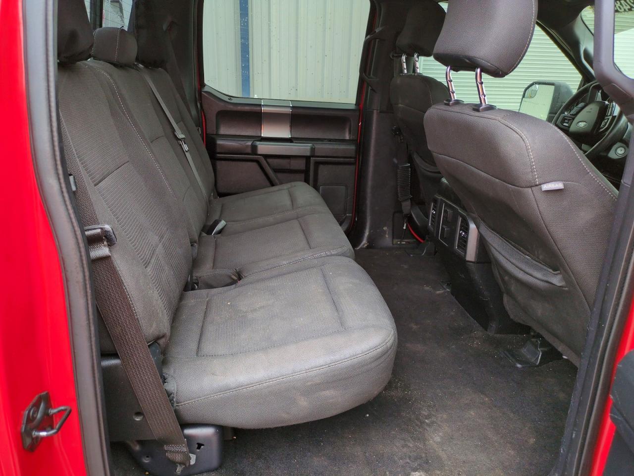 2015 Ford F150 Supercrew Red vin: 1FTEW1CP9FFC68781
