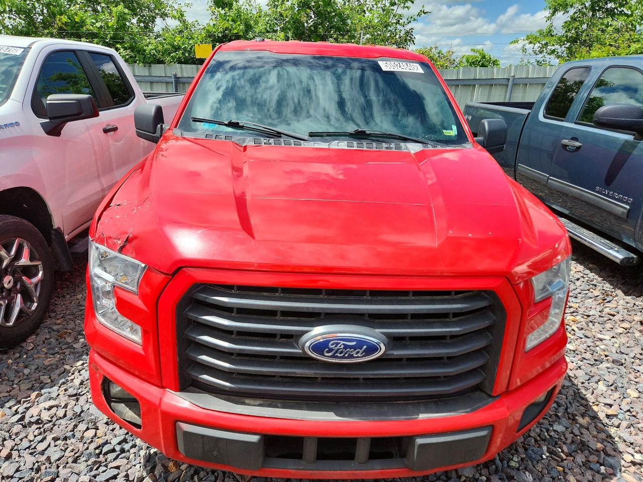 2015 Ford F150 Supercrew Red vin: 1FTEW1CP9FFC68781