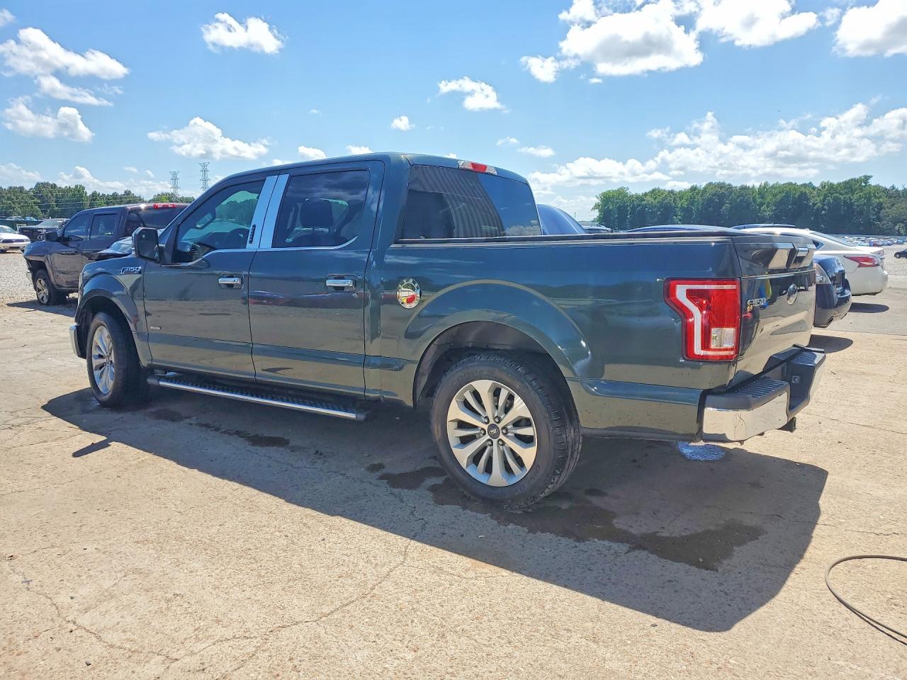 2015 Ford F150 Supercrew Gray vin: 1FTEW1CP9FKE98814