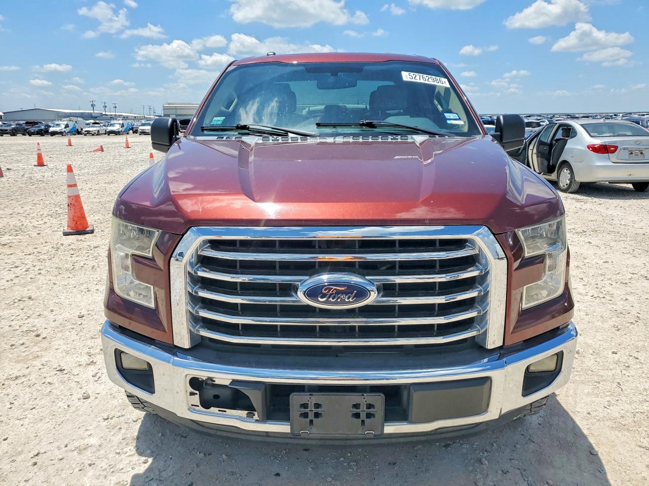2015 Ford F150 Supercrew Burgundy vin: 1FTEW1CP9FKF02036