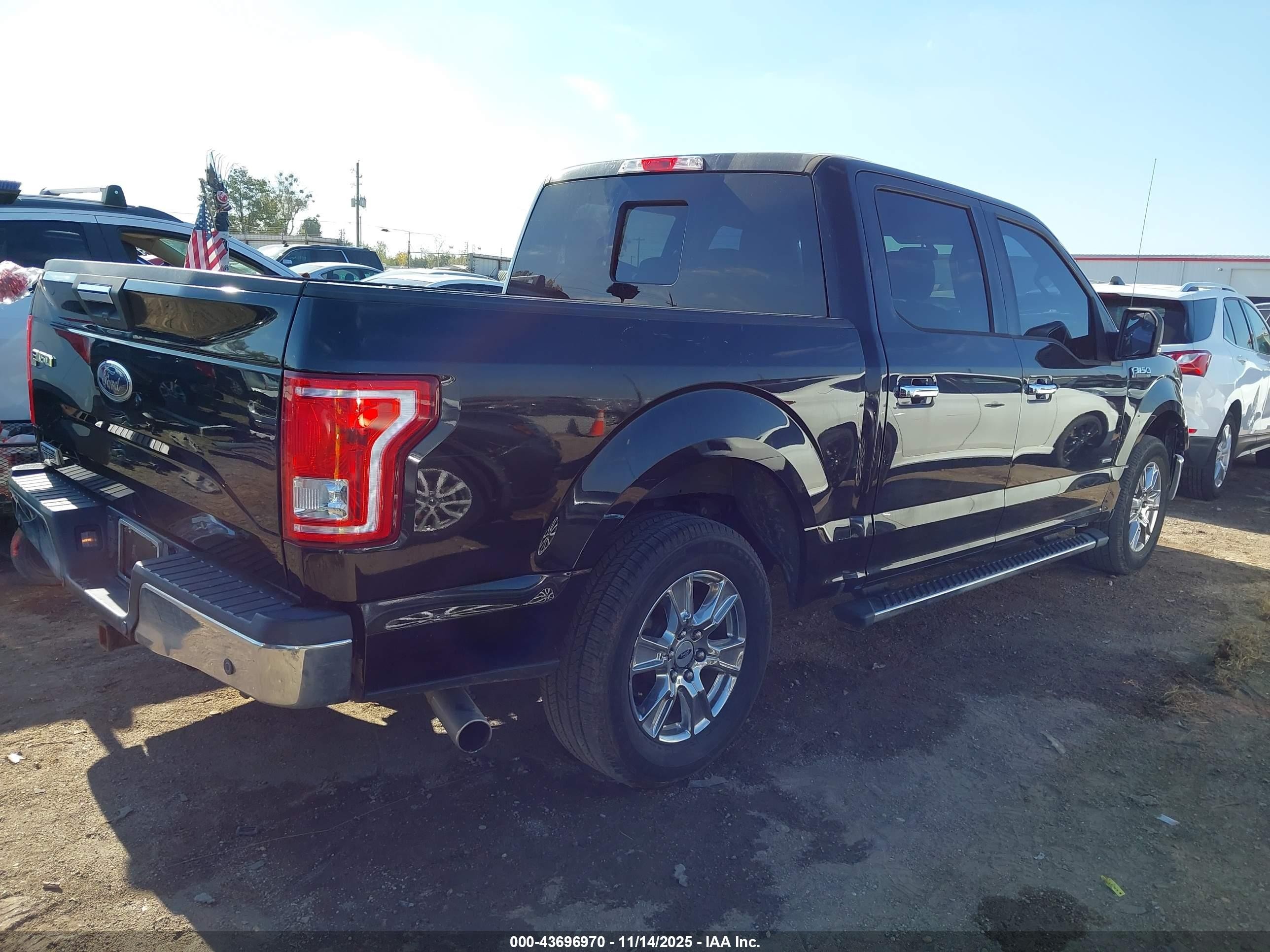 2015 Ford F-150 Xlt Черный vin: 1FTEW1CP9FKF16132