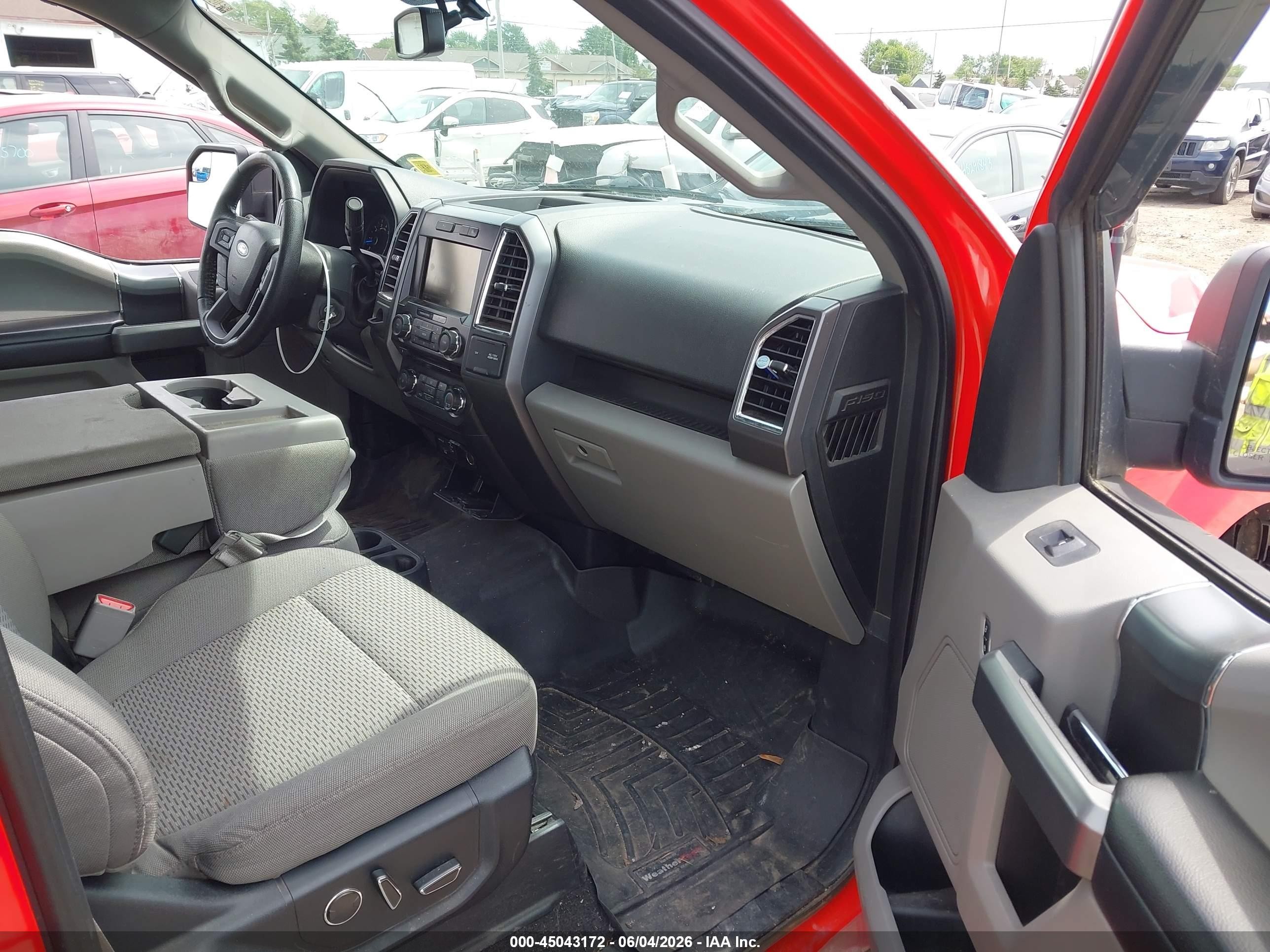 2015 Ford F-150 Xlt Red vin: 1FTEW1CP9FKF17524