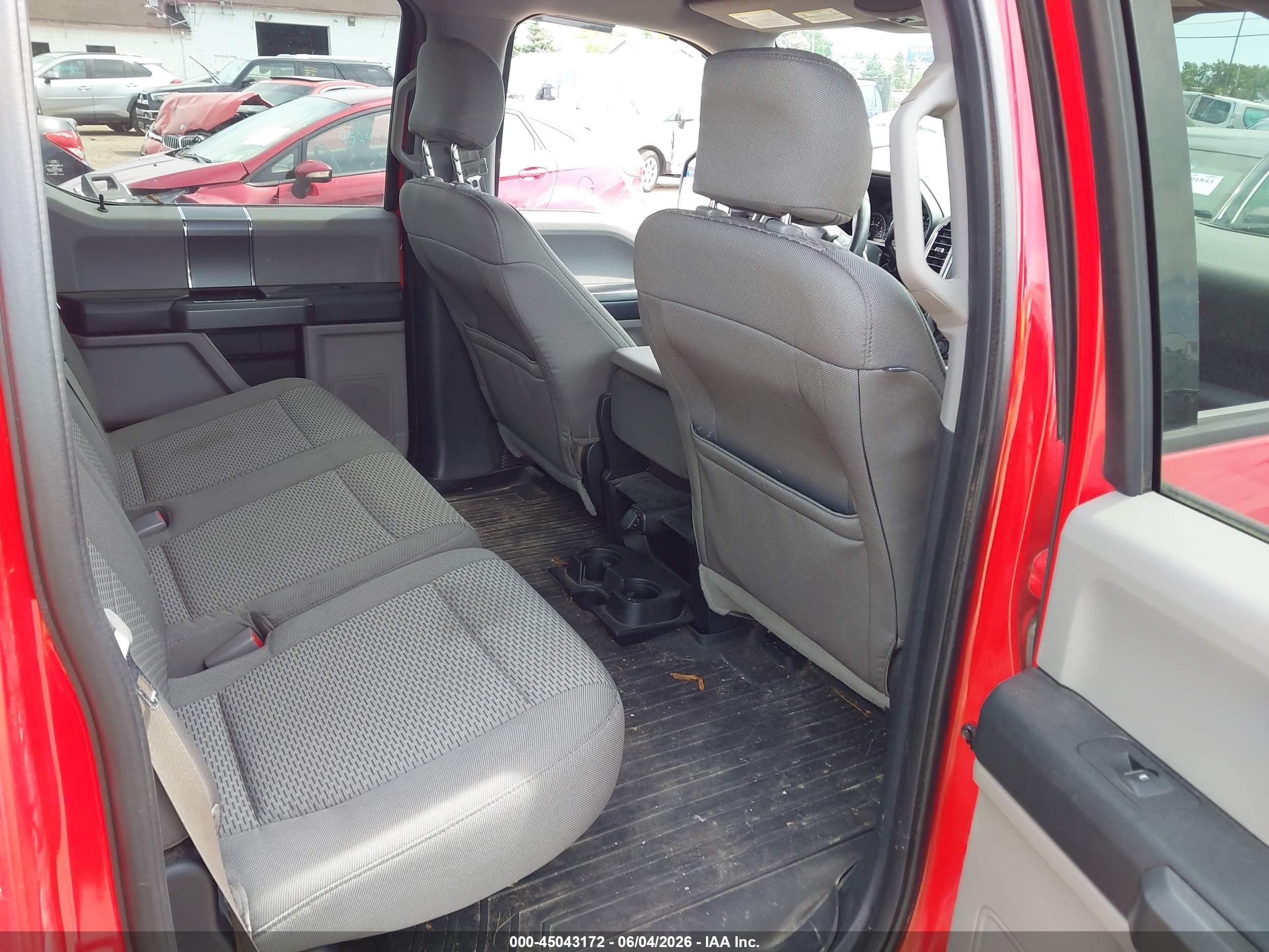 2015 Ford F-150 Xlt Red vin: 1FTEW1CP9FKF17524