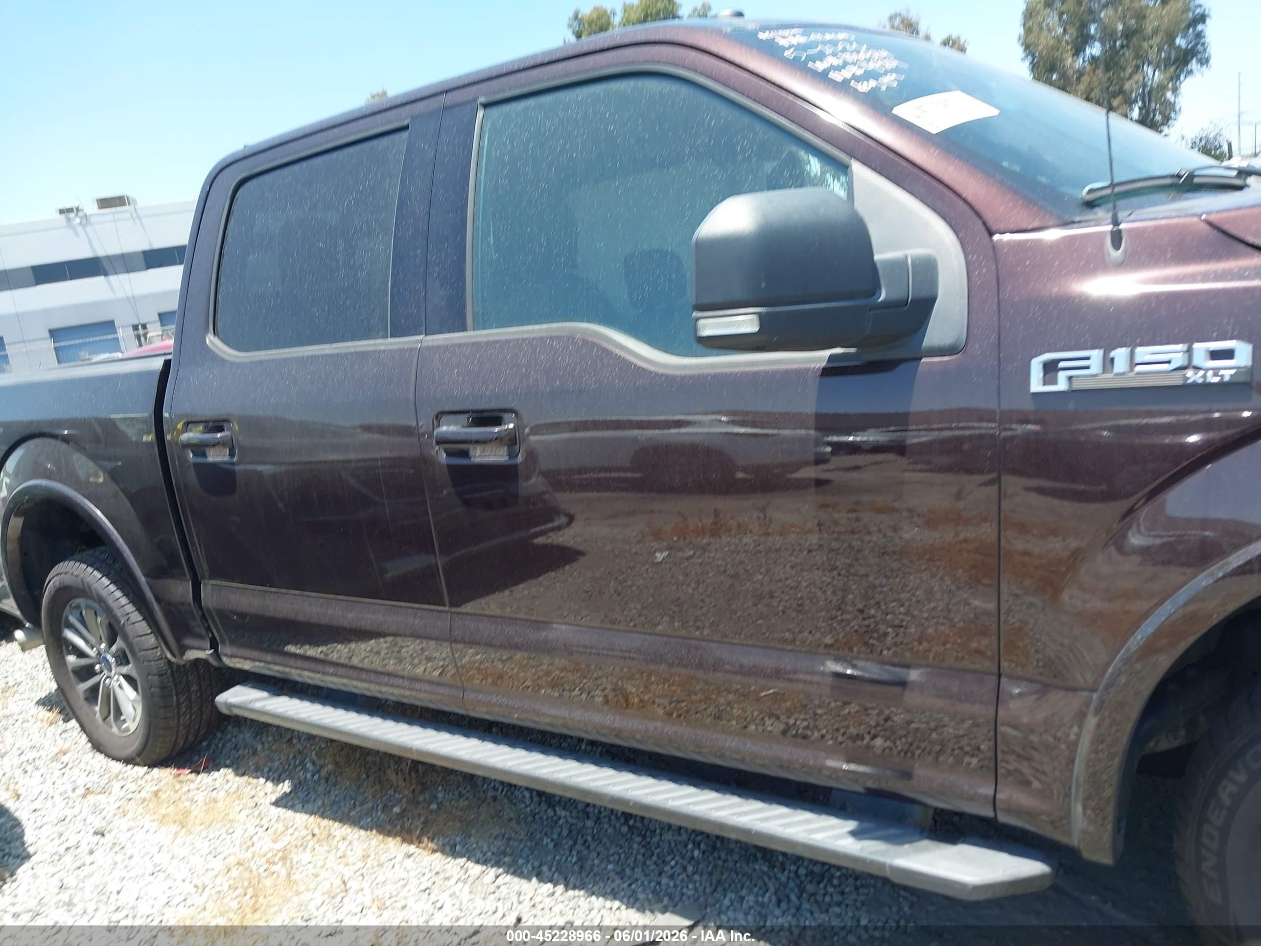 2018 Ford F-150 Xlt Dark Brown vin: 1FTEW1CP9JKF14924