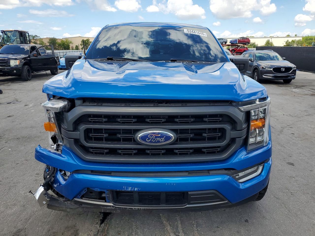 2021 Ford F150 Supercrew Blue vin: 1FTEW1CP9MFA56959