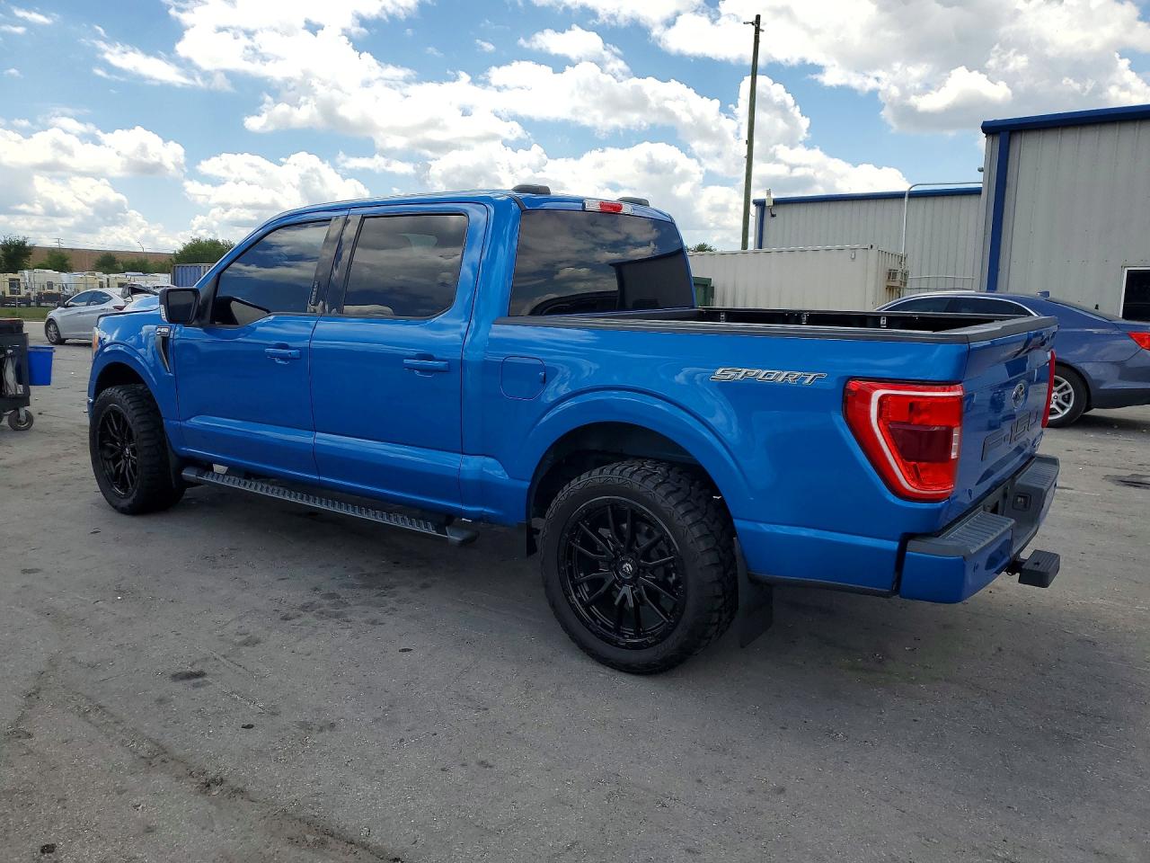 2021 Ford F150 Supercrew Blue vin: 1FTEW1CP9MFA56959