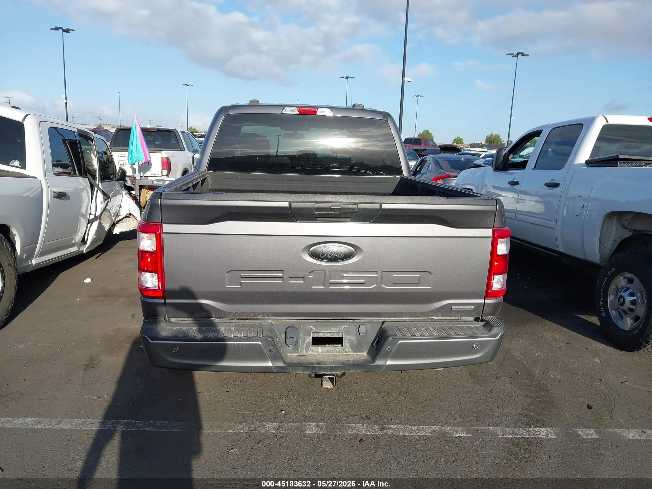 2021 Ford F-150 Xl Gray vin: 1FTEW1CP9MFB10163