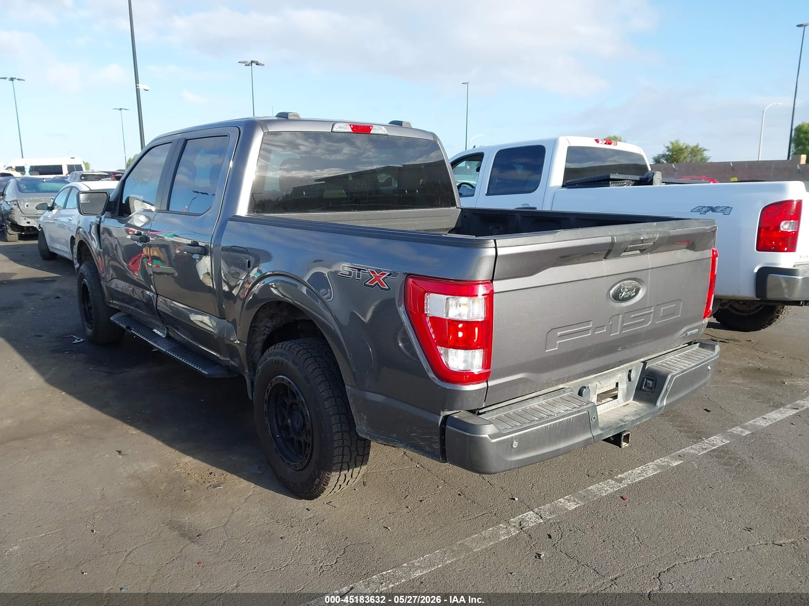 2021 Ford F-150 Xl Gray vin: 1FTEW1CP9MFB10163
