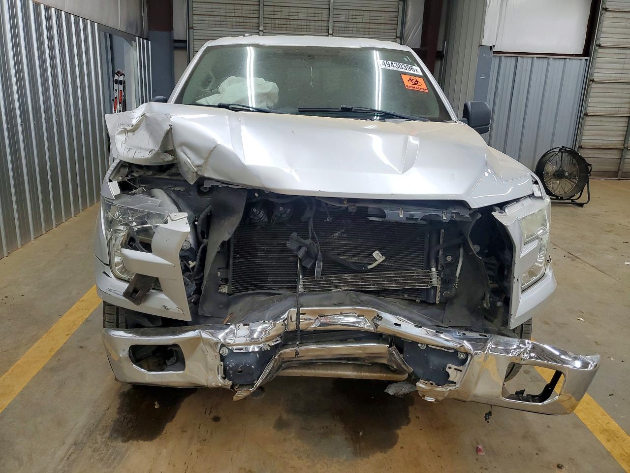 2015 Ford F150 Supercrew Silver vin: 1FTEW1CPXFFA76186
