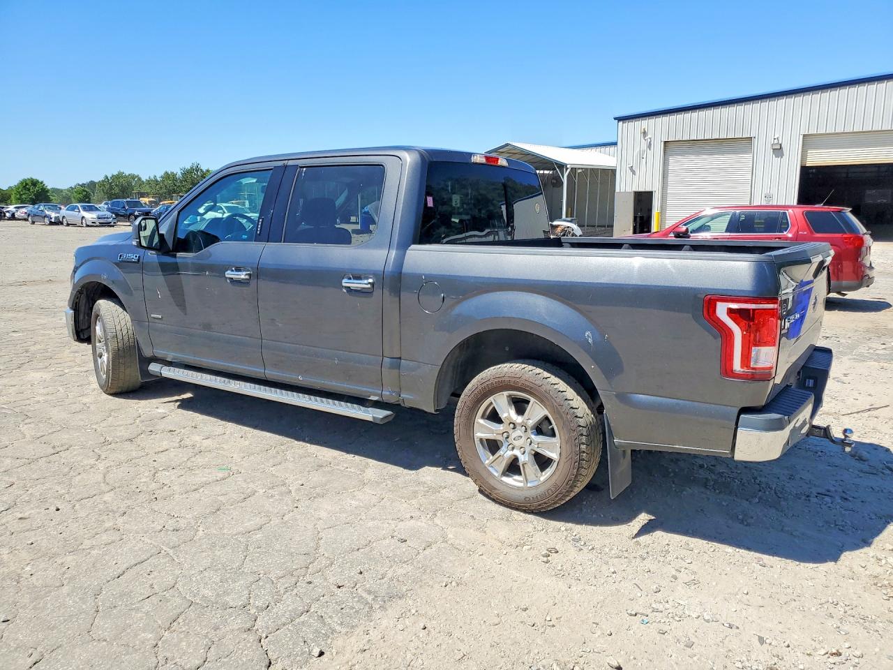 2015 Ford F150 Supercrew Gray vin: 1FTEW1CPXFFC57577