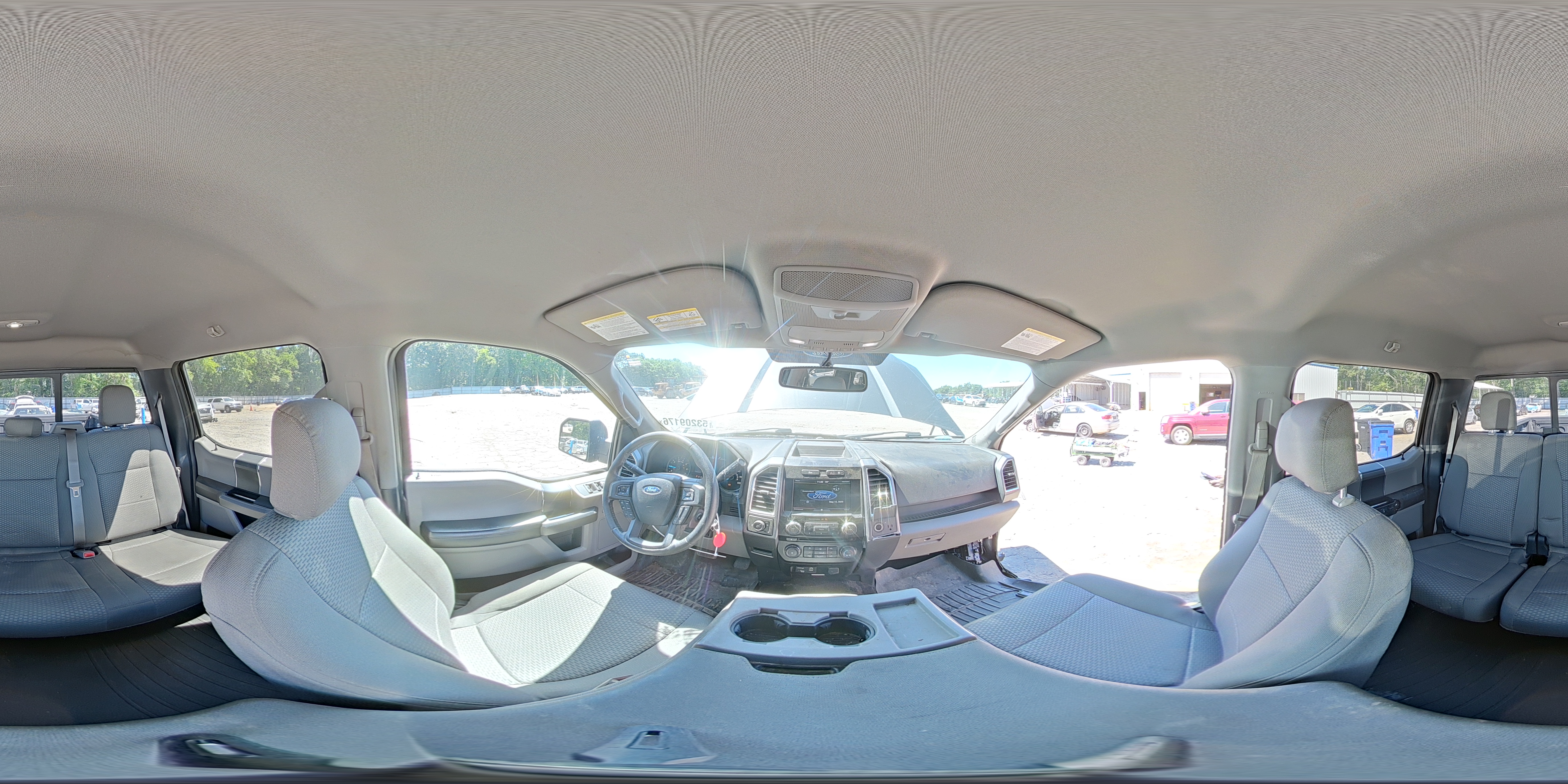2015 Ford F150 Supercrew Gray vin: 1FTEW1CPXFFC57577