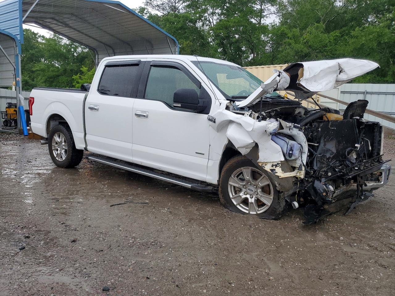 2015 Ford F150 Supercrew White vin: 1FTEW1CPXFFC58115