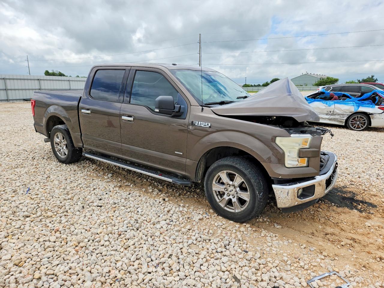 2015 Ford F150 Supercrew Коричневый vin: 1FTEW1CPXFFC92829