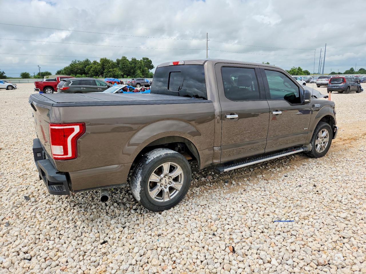 2015 Ford F150 Supercrew Коричневый vin: 1FTEW1CPXFFC92829