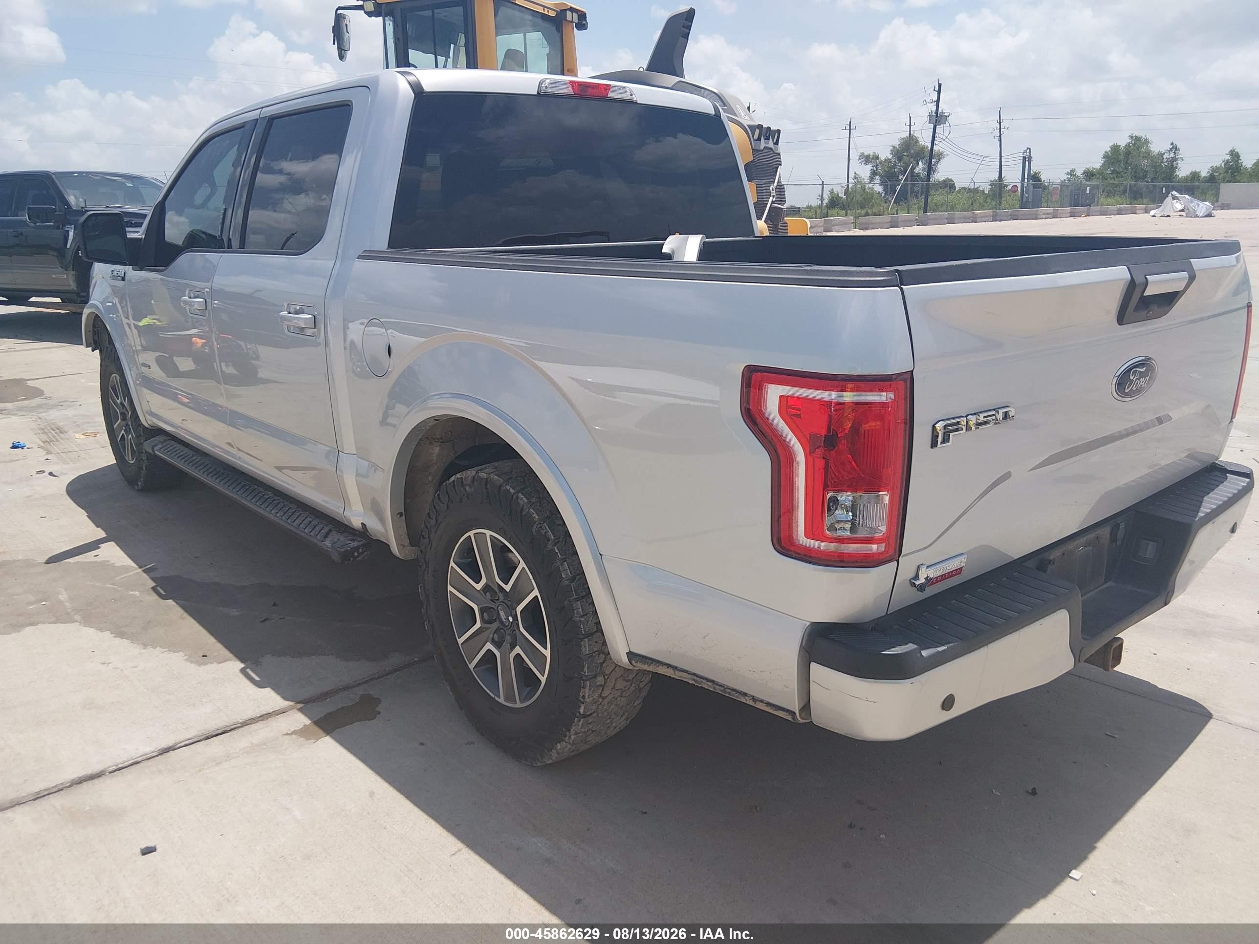 2015 Ford F-150 Xlt Silver vin: 1FTEW1CPXFKD40773