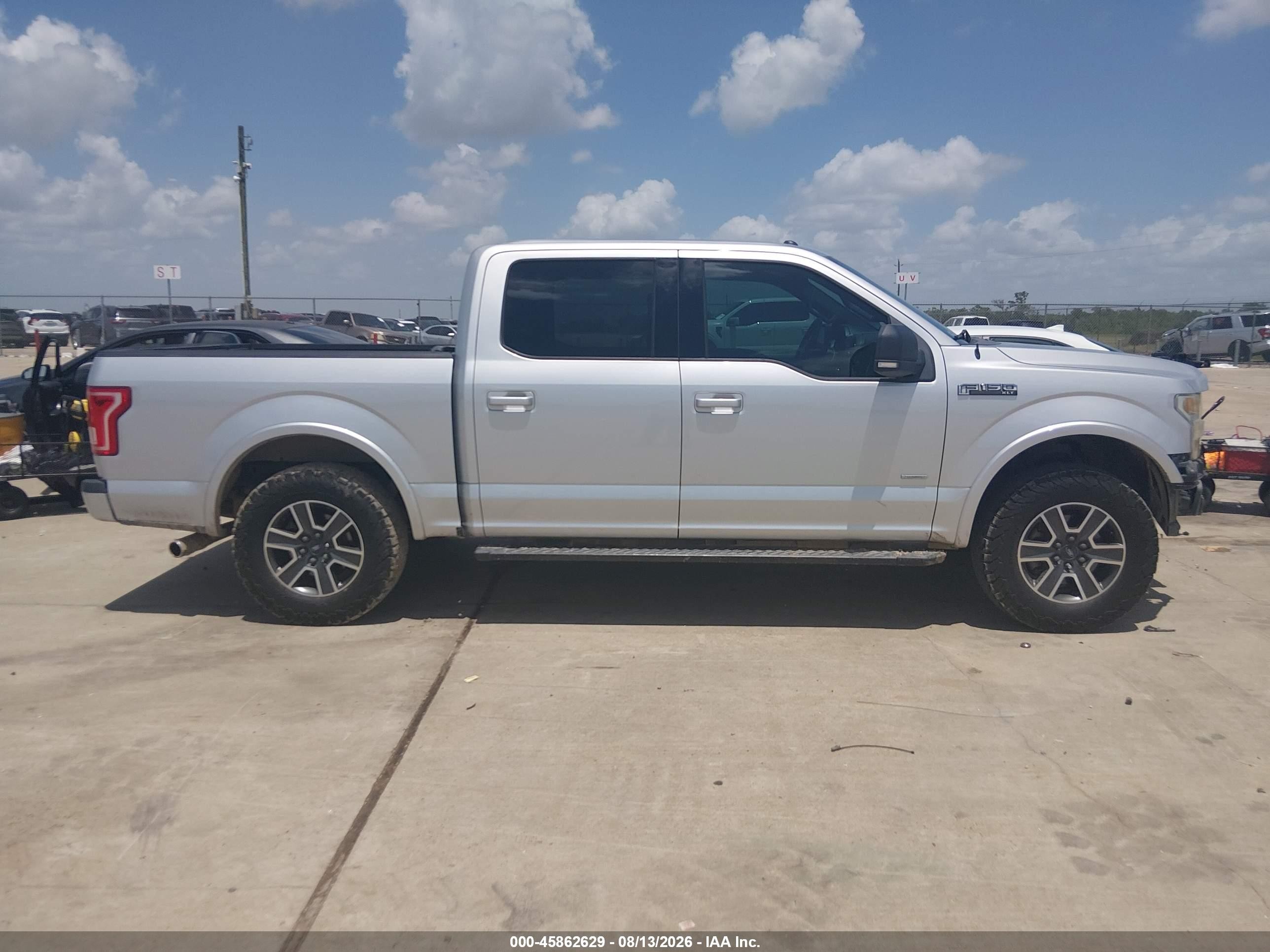 2015 Ford F-150 Xlt Silver vin: 1FTEW1CPXFKD40773