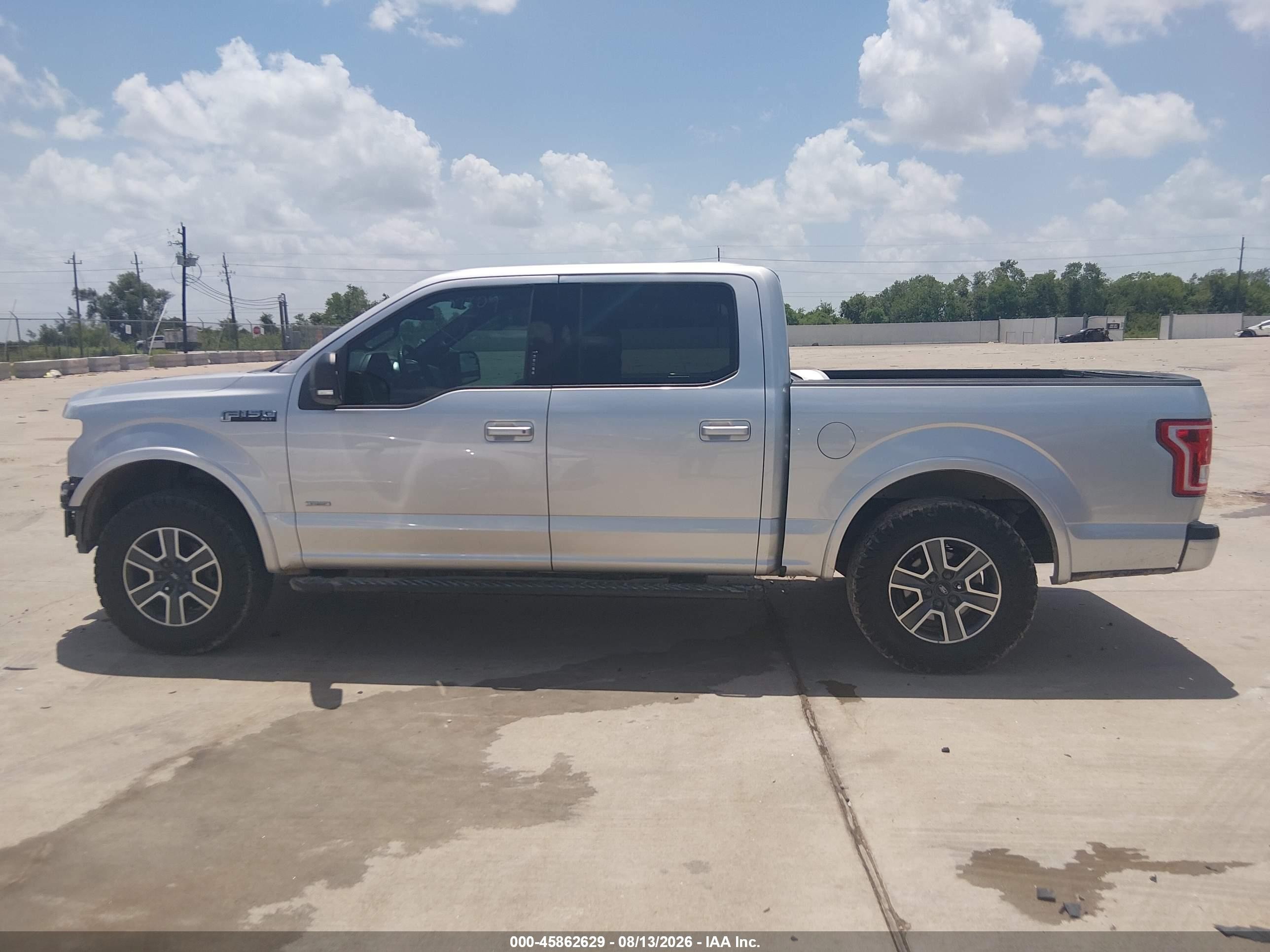 2015 Ford F-150 Xlt Silver vin: 1FTEW1CPXFKD40773