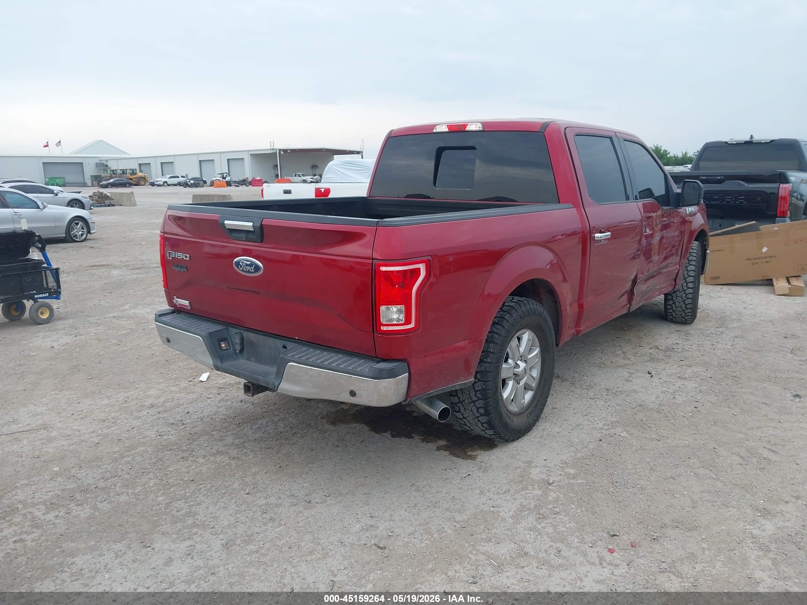 2015 Ford F-150 Xlt Red vin: 1FTEW1CPXFKE19943
