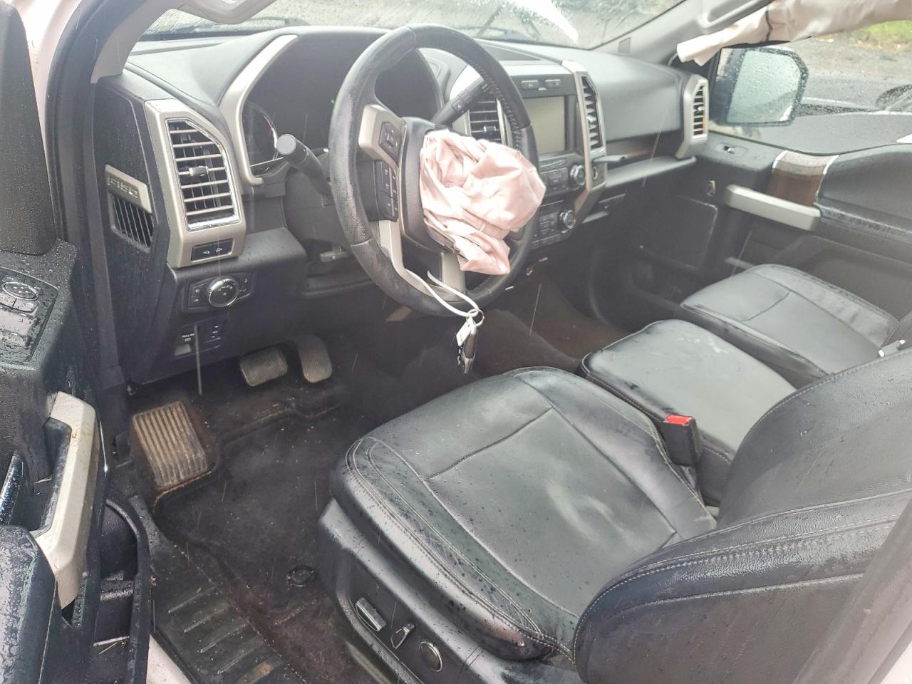 2015 Ford F150 Supercrew White vin: 1FTEW1CPXFKE54420
