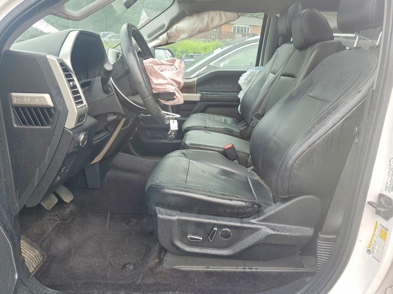 2015 Ford F150 Supercrew White vin: 1FTEW1CPXFKE54420