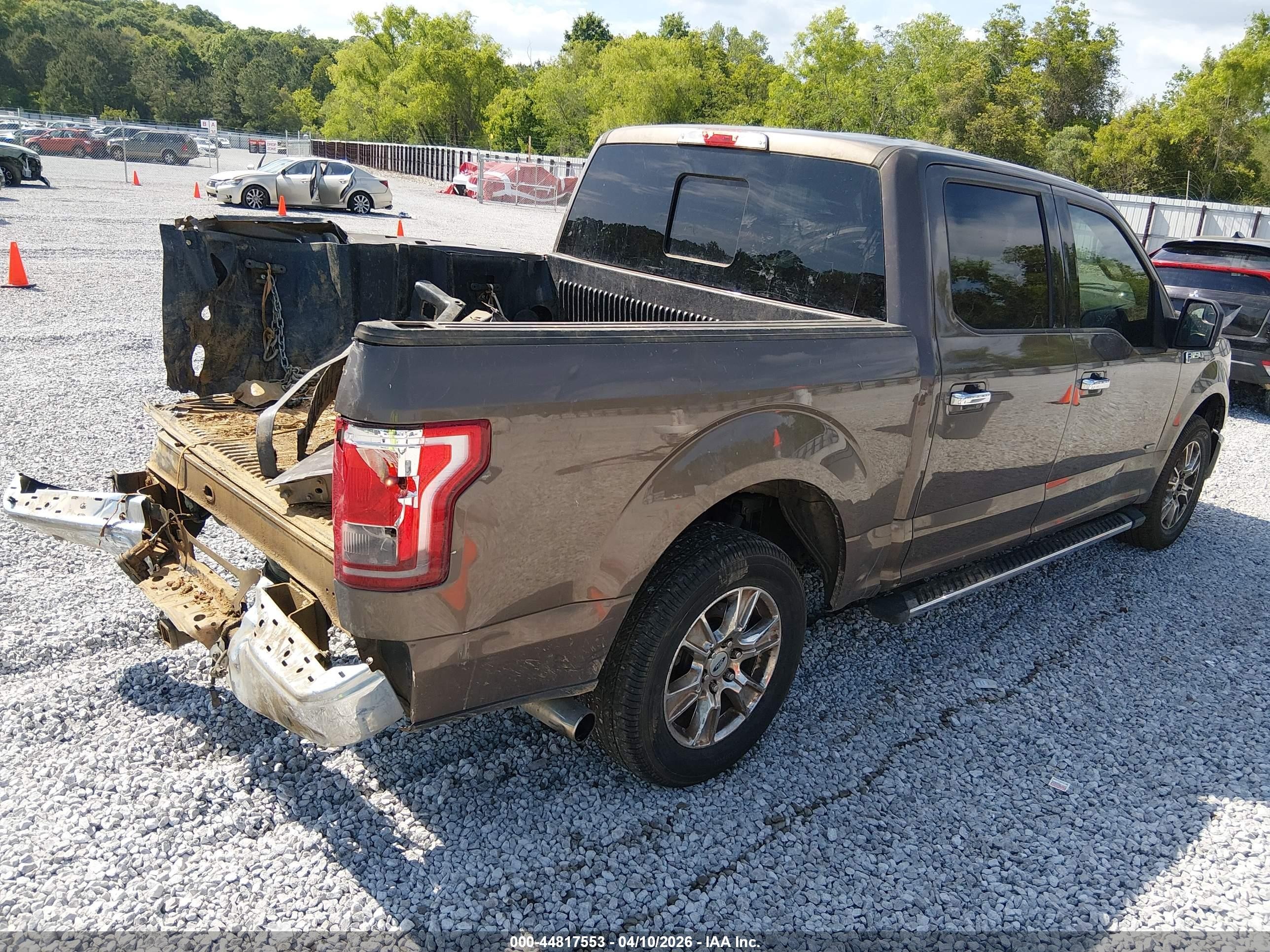 2015 Ford F-150 Xlt Brown vin: 1FTEW1CPXFKE96442
