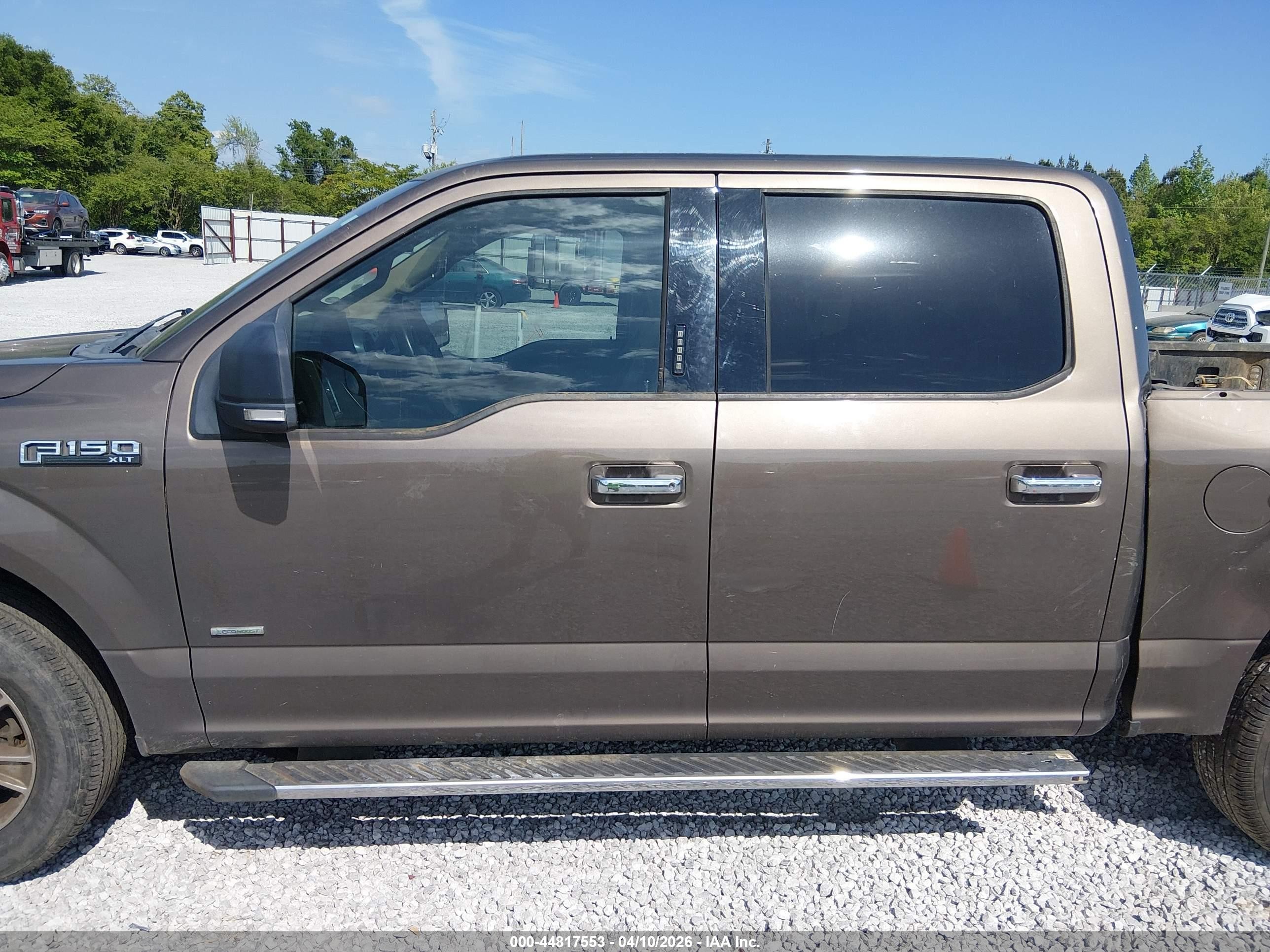 2015 Ford F-150 Xlt Brown vin: 1FTEW1CPXFKE96442