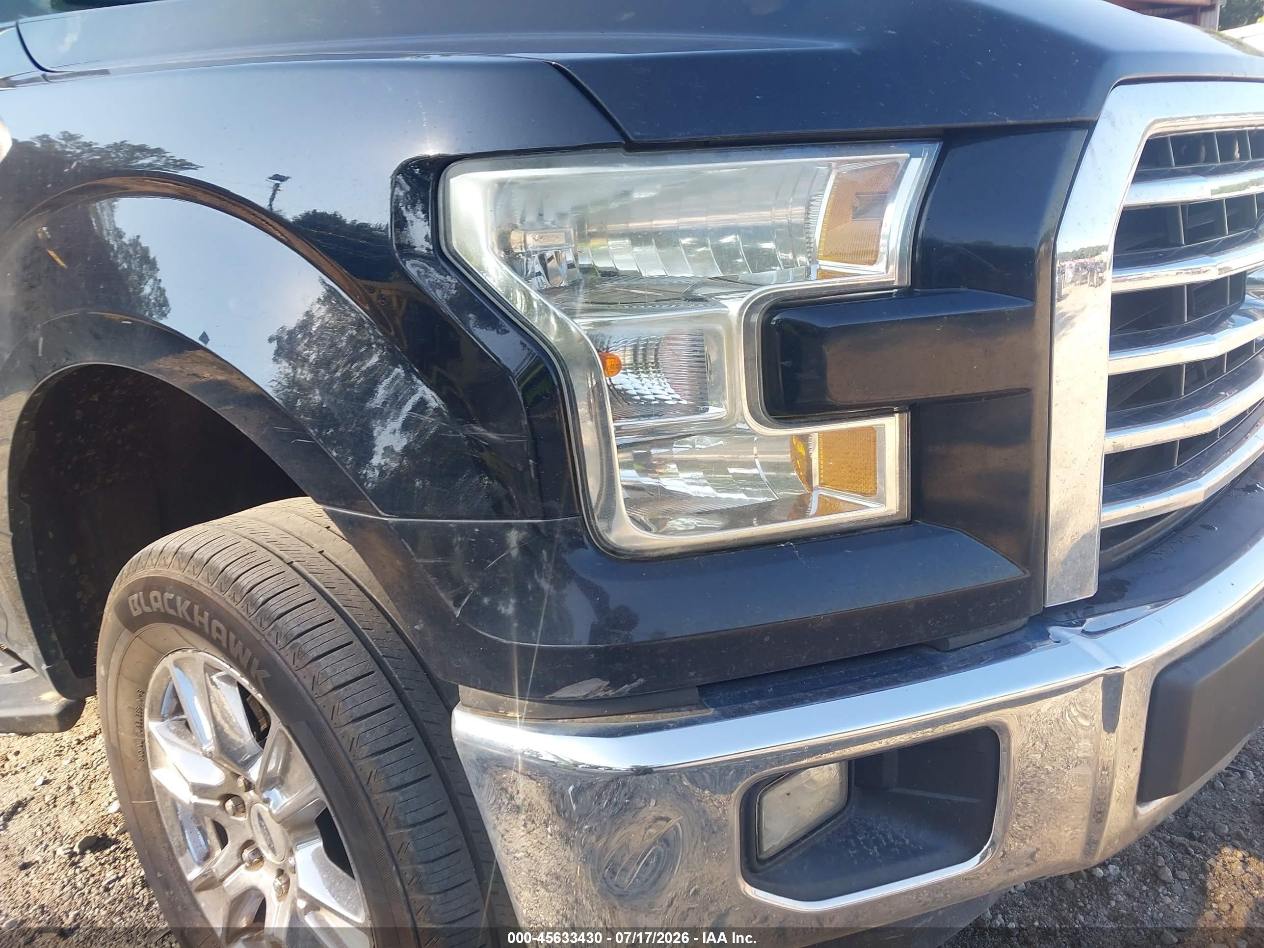2016 Ford F-150 Xlt Black vin: 1FTEW1CPXGFB19913