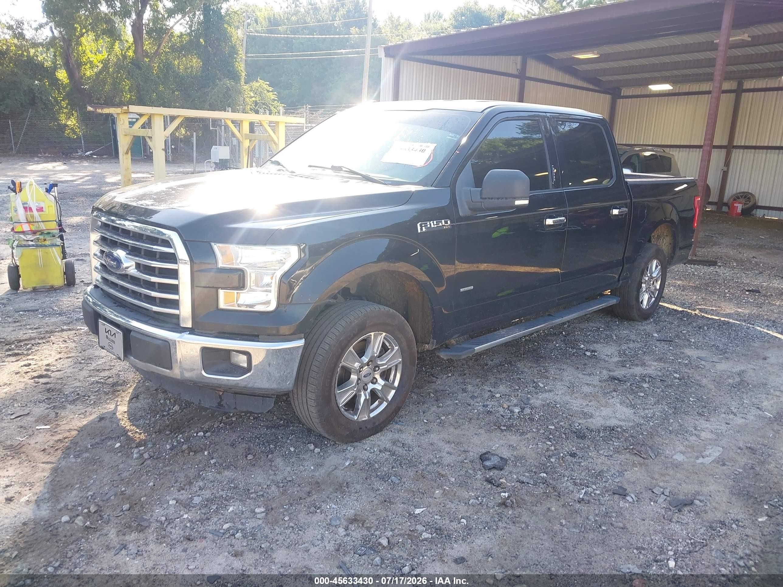 2016 Ford F-150 Xlt Black vin: 1FTEW1CPXGFB19913