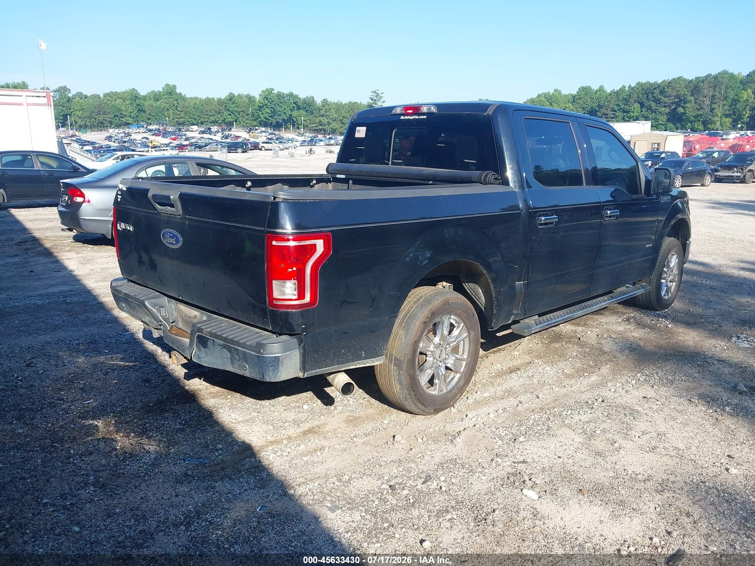 2016 Ford F-150 Xlt Black vin: 1FTEW1CPXGFB19913