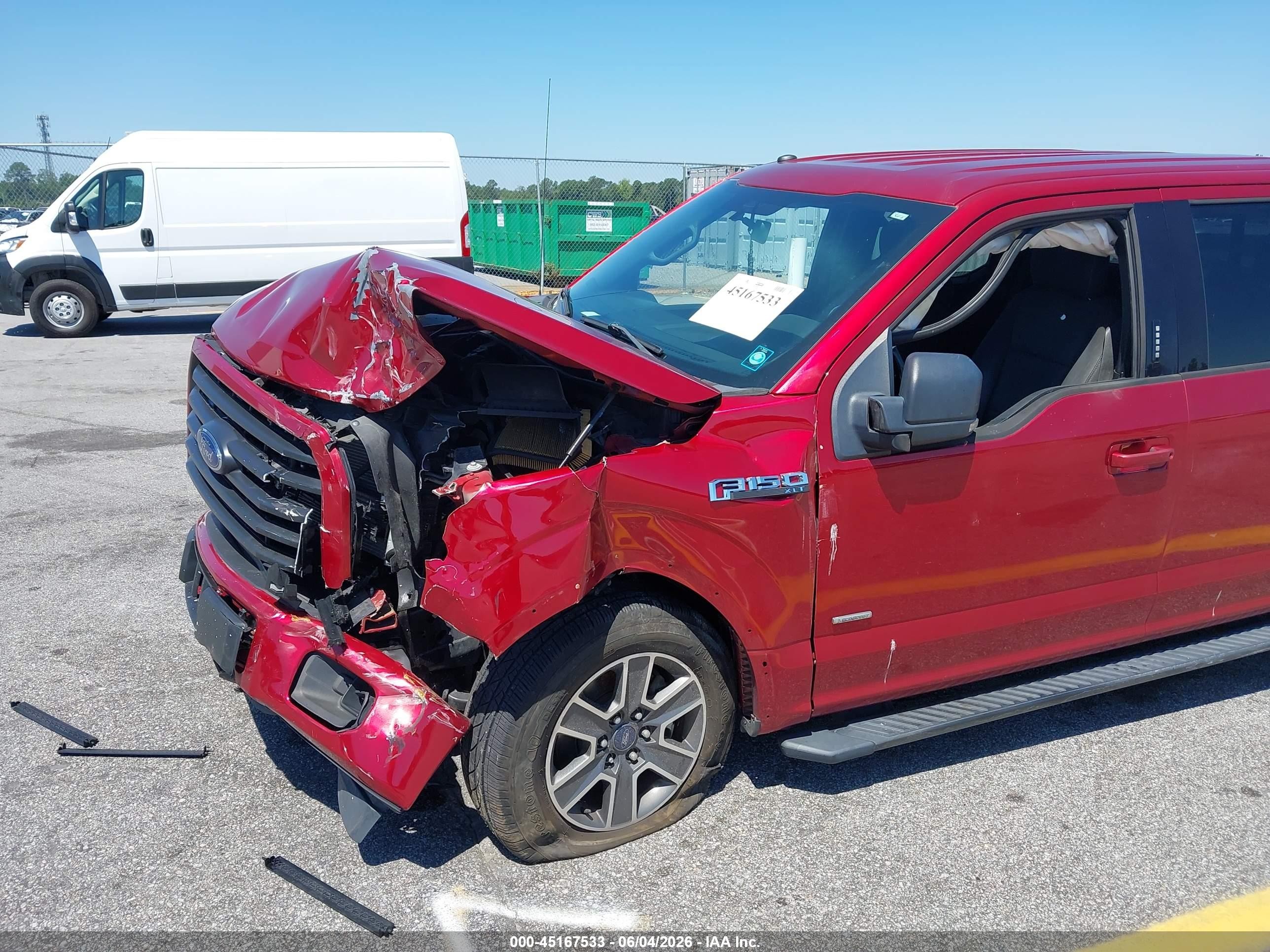 2017 Ford F-150 Xlt Red vin: 1FTEW1CPXHFC49336