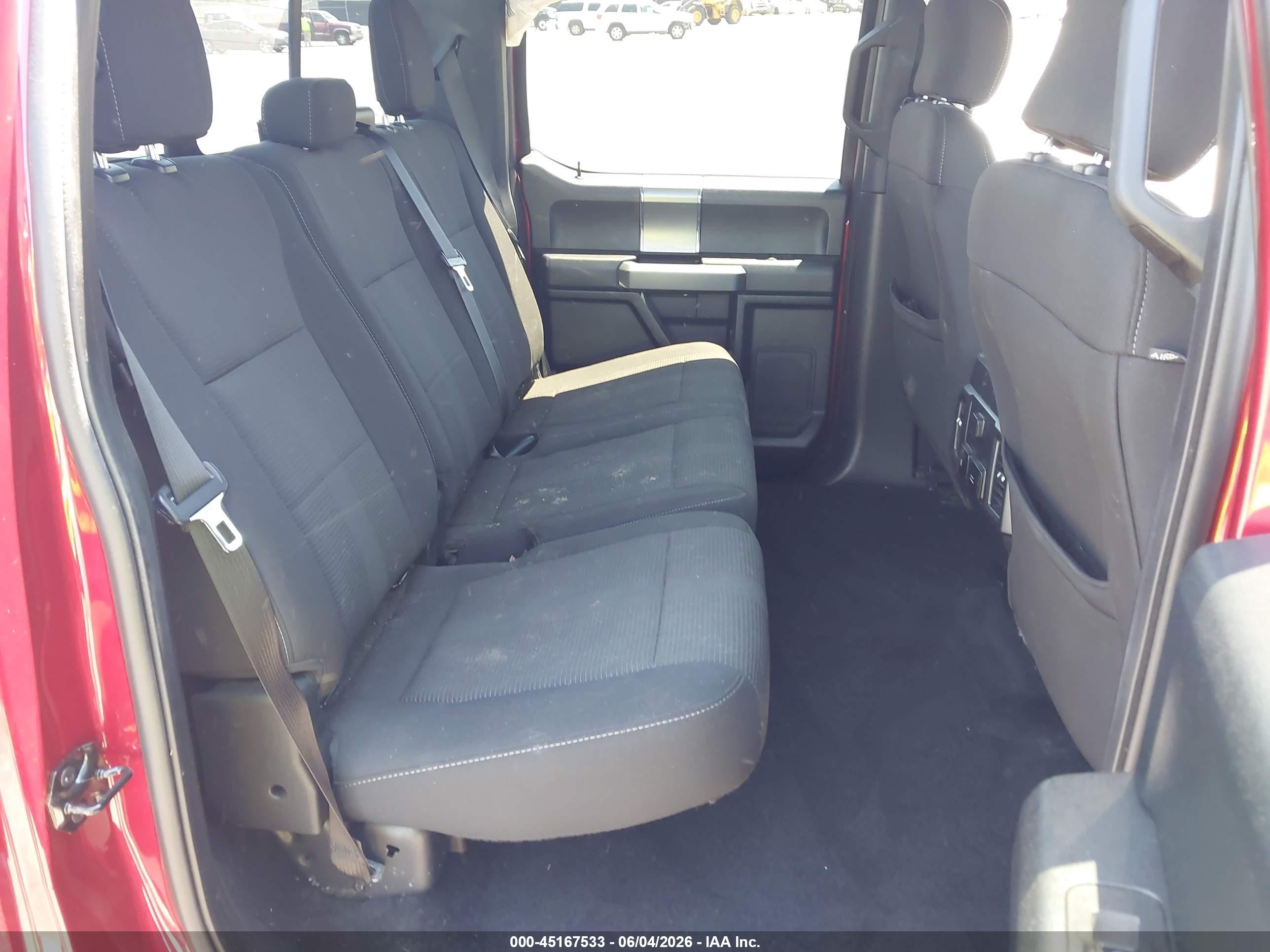 2017 Ford F-150 Xlt Red vin: 1FTEW1CPXHFC49336