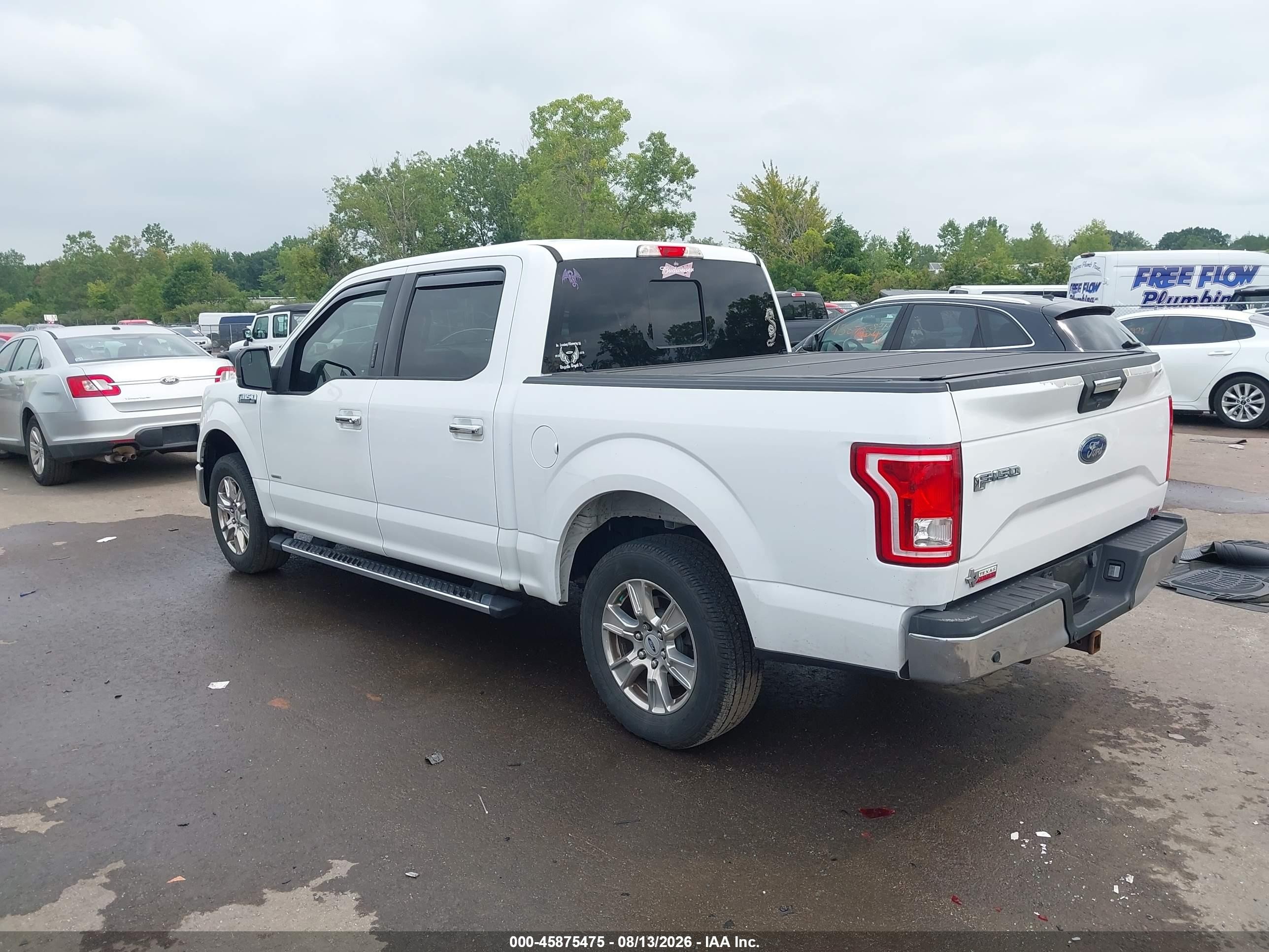 2017 Ford F-150 Xlt White vin: 1FTEW1CPXHKD52666