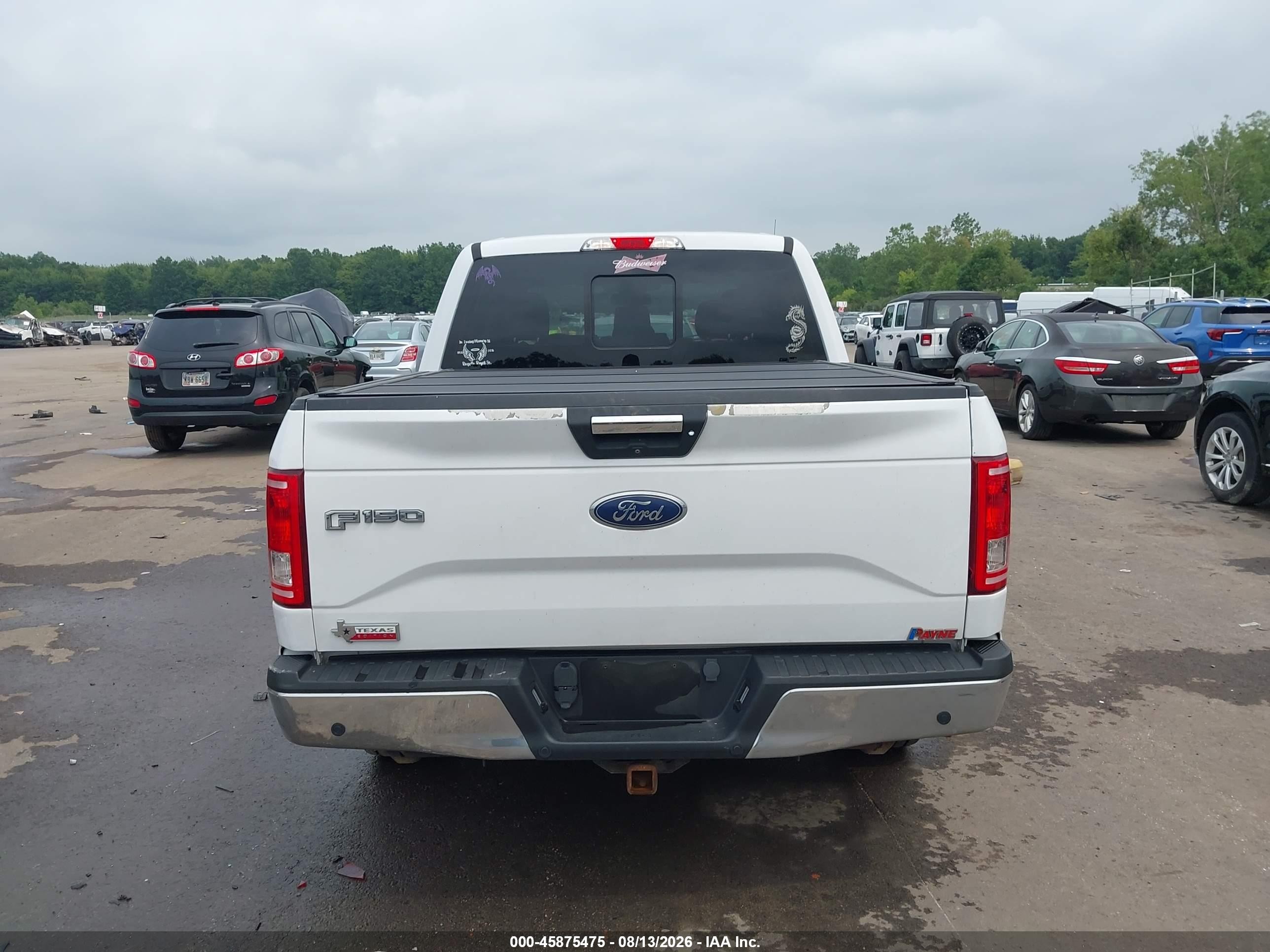 2017 Ford F-150 Xlt White vin: 1FTEW1CPXHKD52666