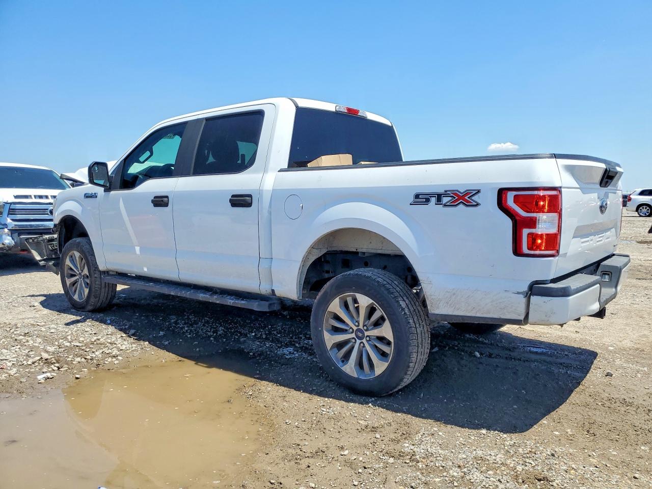 2018 Ford F150 Supercrew White vin: 1FTEW1CPXJKC45123