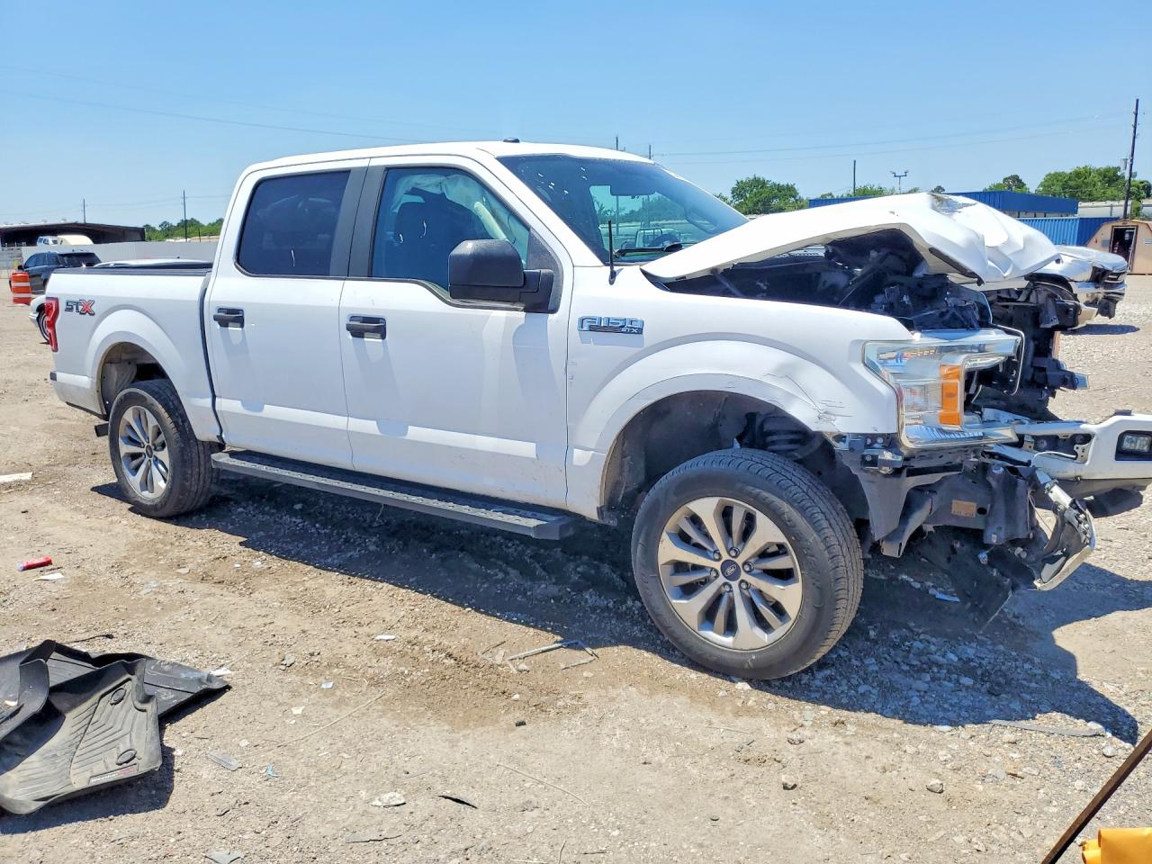2018 Ford F150 Supercrew White vin: 1FTEW1CPXJKC45123