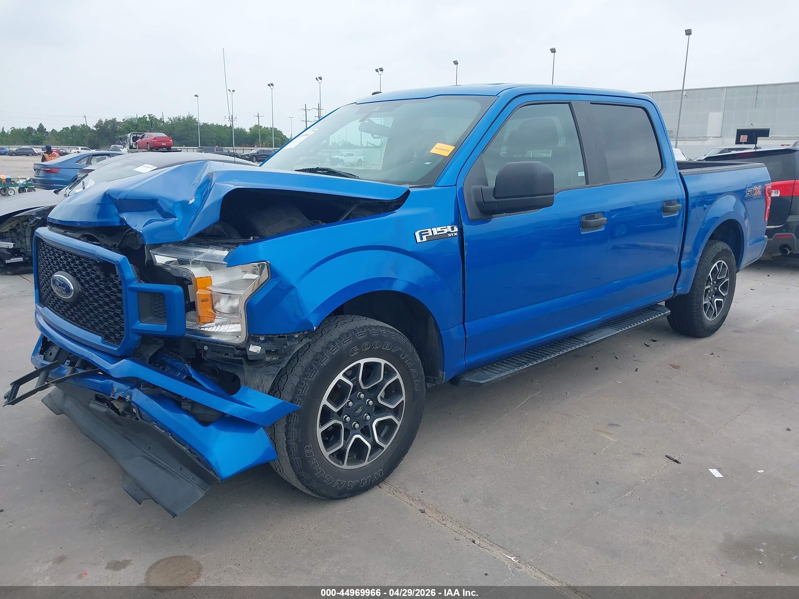 2019 Ford F-150 Xl Blue vin: 1FTEW1CPXKKD13647