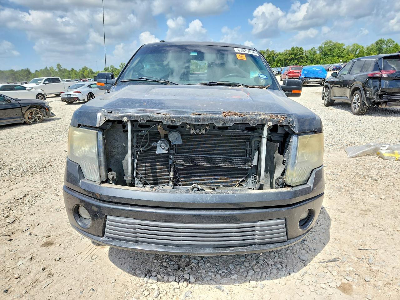 2010 Ford F150 Supercrew Black vin: 1FTEW1CV2AFA06463