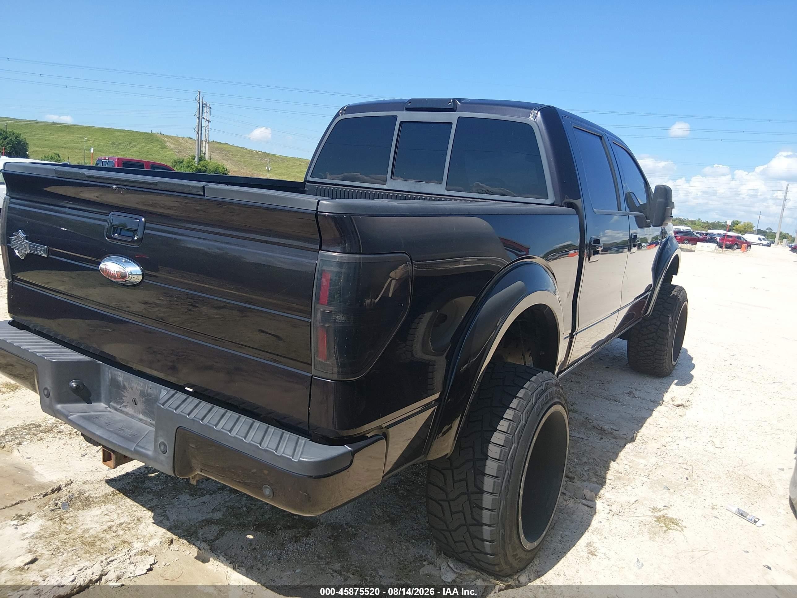 2010 Ford F-150 Fx2 Sport/harley-davidson/king Ranch/lariat/platinum/xl/xlt Black vin: 1FTEW1CV6AFB30624