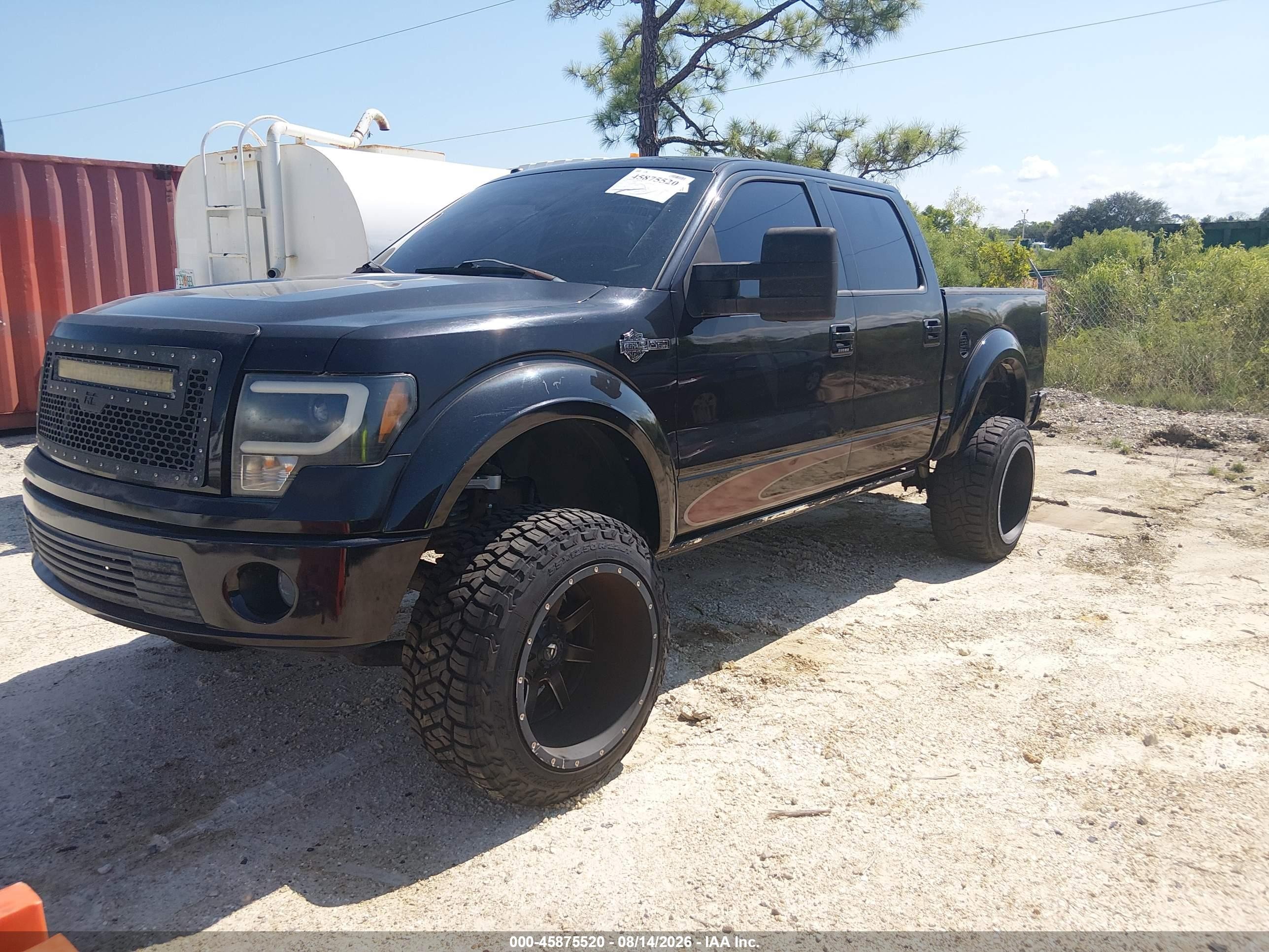 2010 Ford F-150 Fx2 Sport/harley-davidson/king Ranch/lariat/platinum/xl/xlt Black vin: 1FTEW1CV6AFB30624