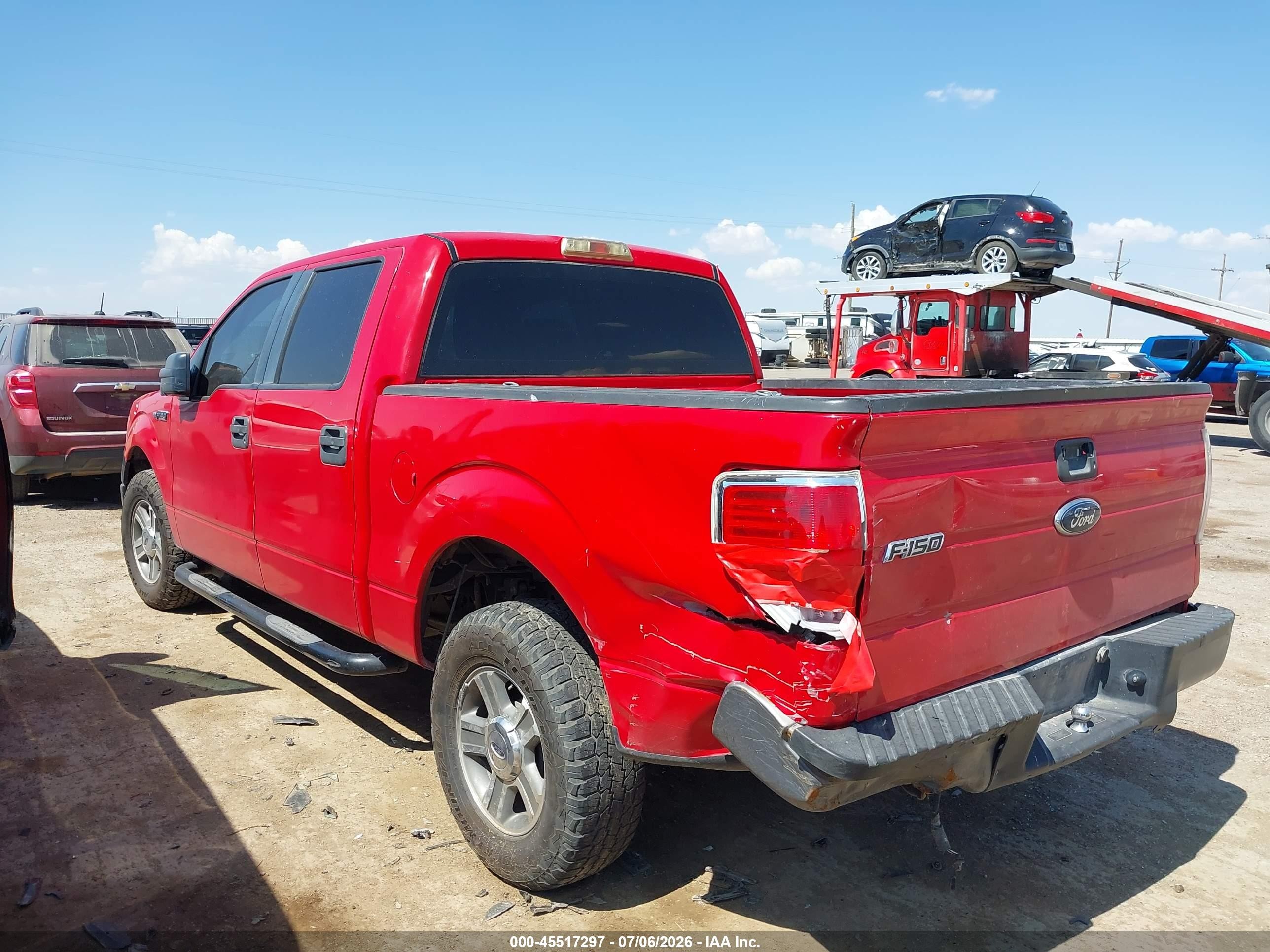 2010 Ford F-150 Xl Red vin: 1FTEW1CW0AFB75180