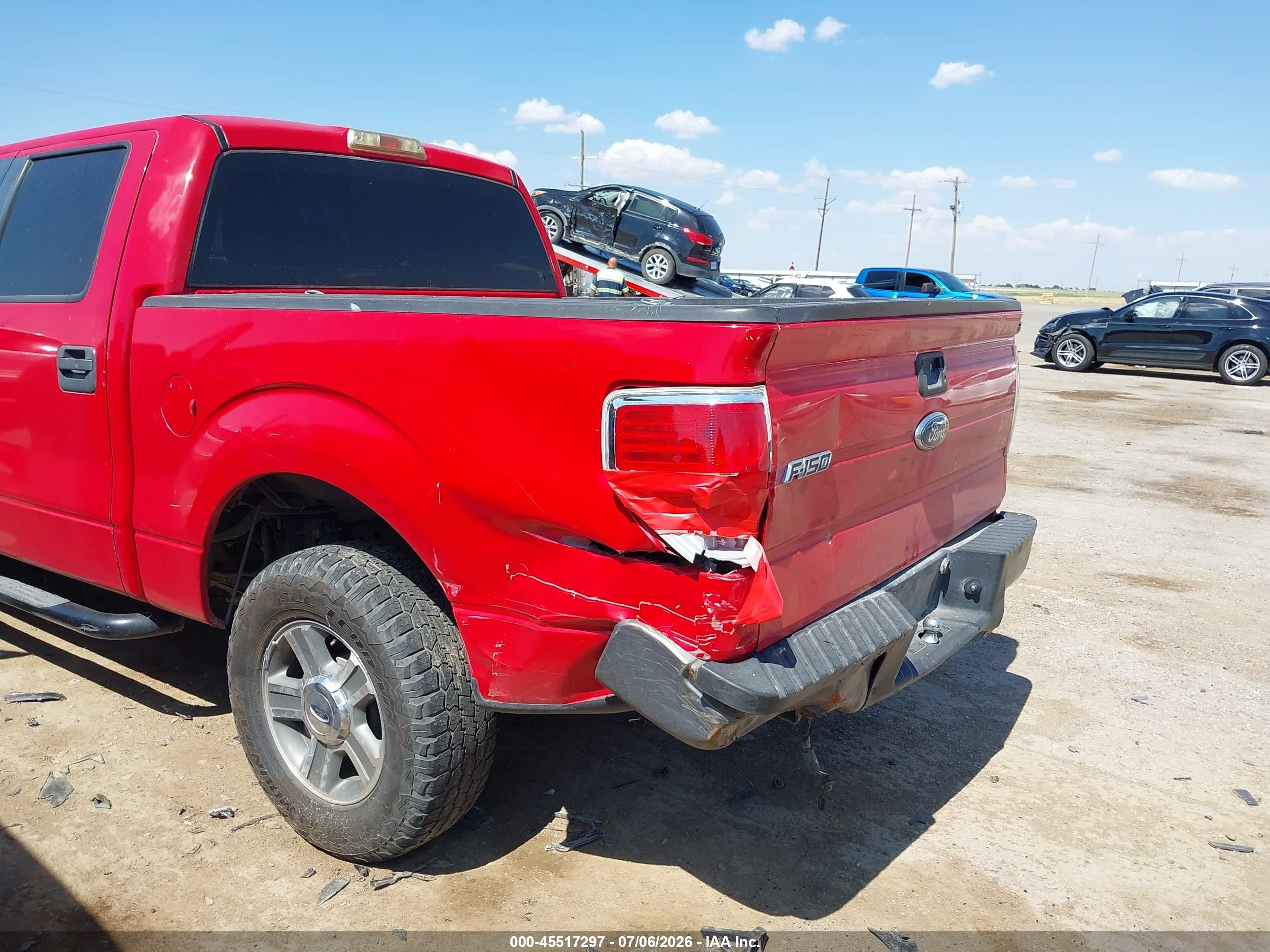 2010 Ford F-150 Xl Red vin: 1FTEW1CW0AFB75180