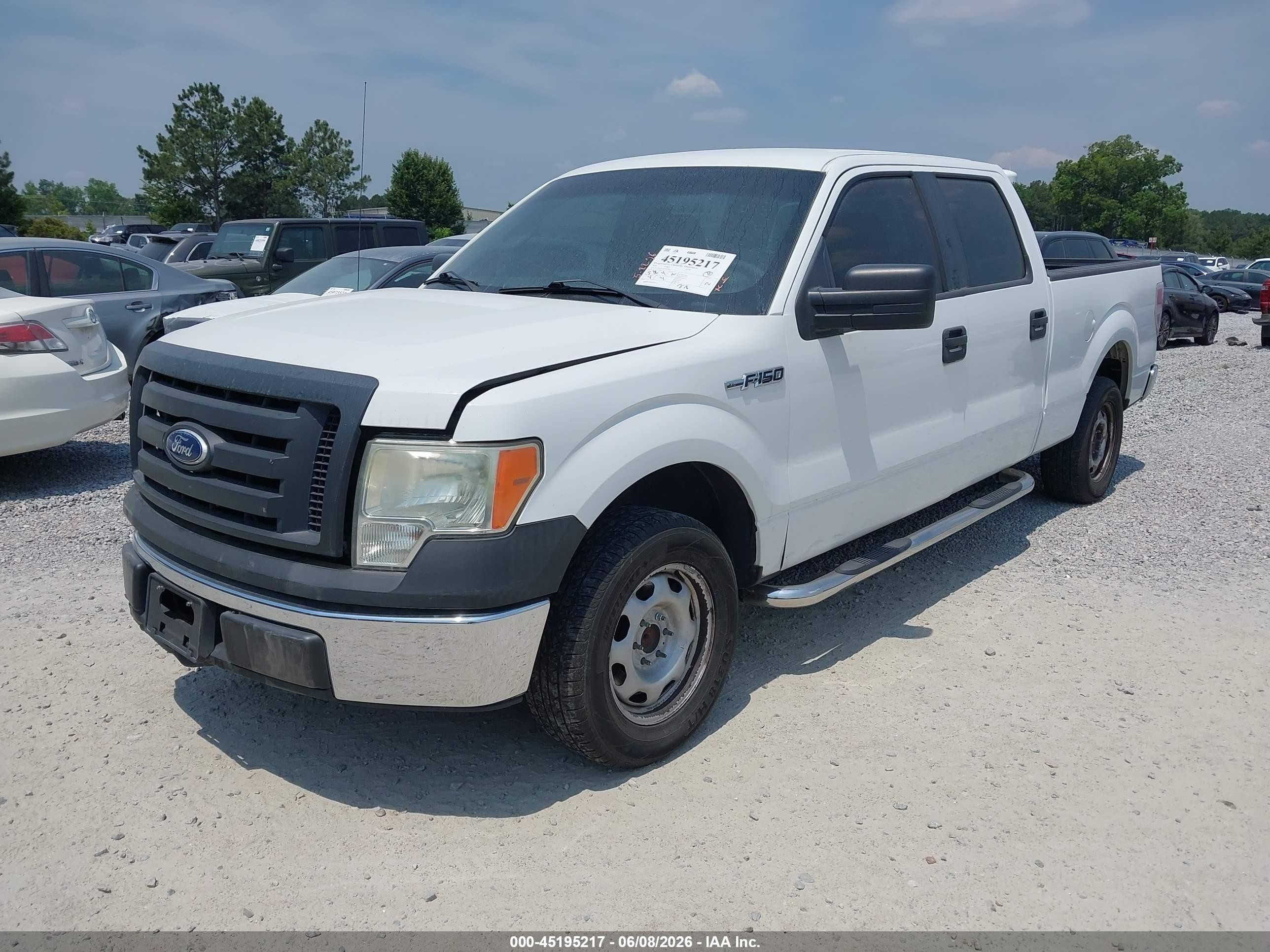 2010 Ford F150 Supercrew White vin: 1FTEW1CW3AFB93723