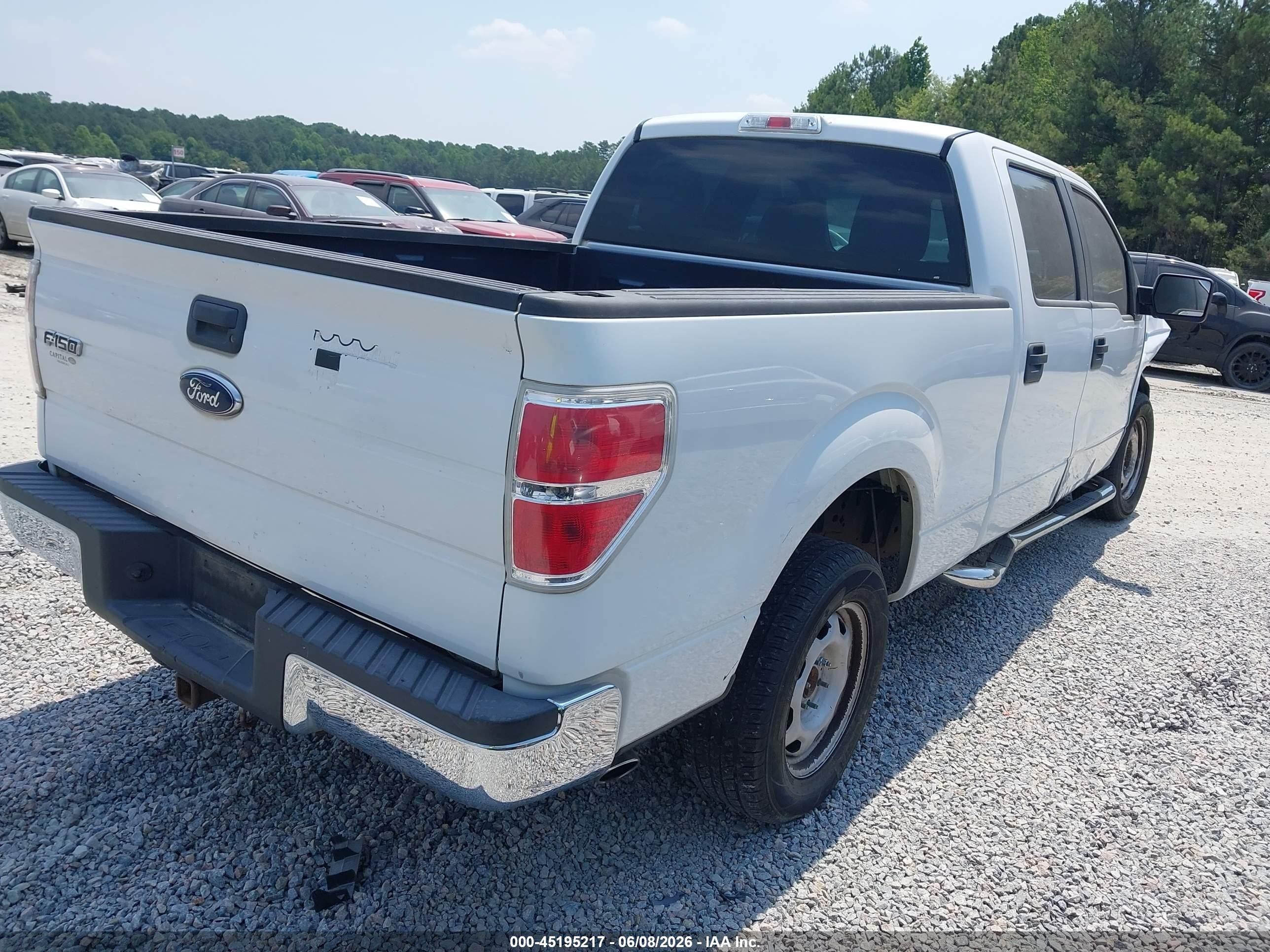2010 Ford F150 Supercrew White vin: 1FTEW1CW3AFB93723