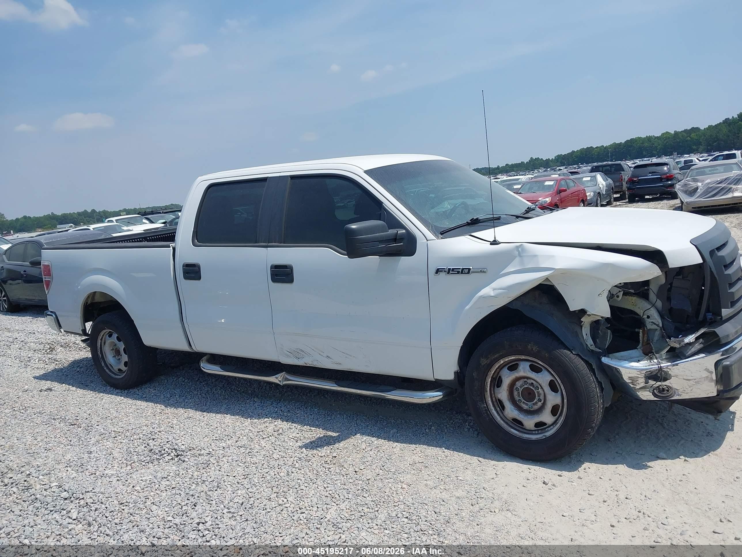 2010 Ford F150 Supercrew White vin: 1FTEW1CW3AFB93723