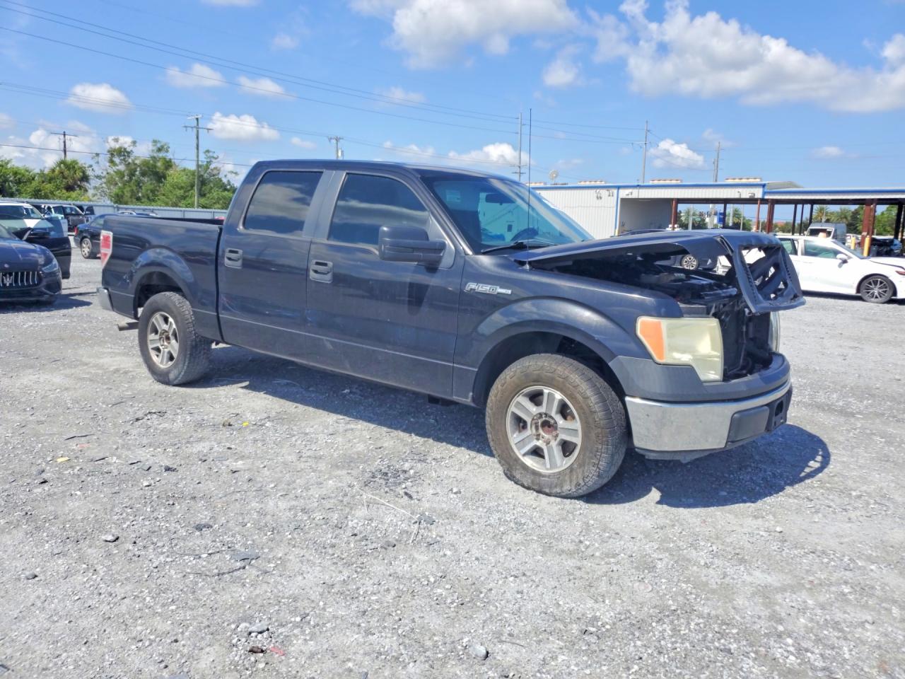 2010 Ford F150 Supercrew Black vin: 1FTEW1CW9AFC06412