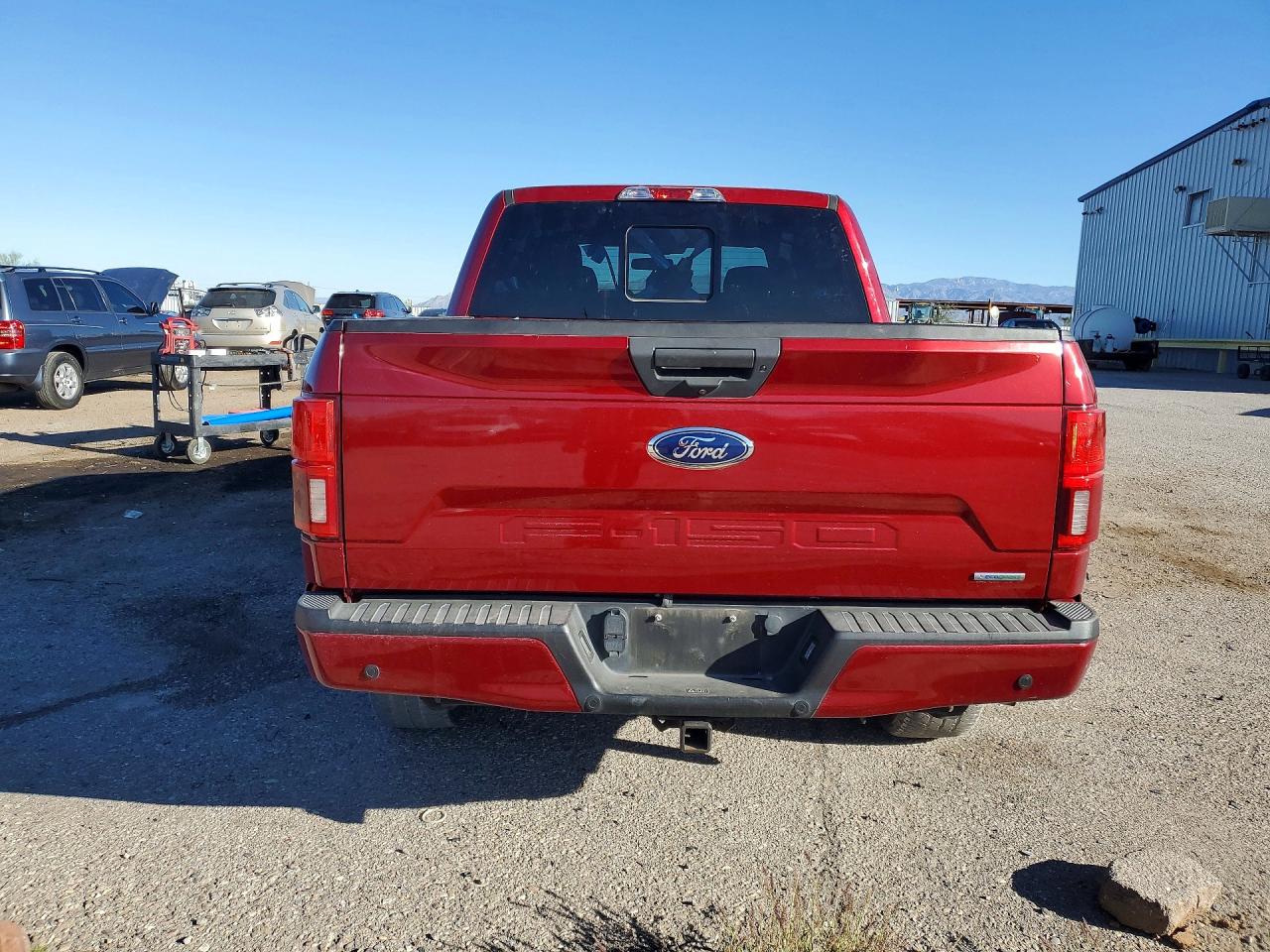 2019 Ford F150 Supercrew Red vin: 1FTEW1E40KKE81400