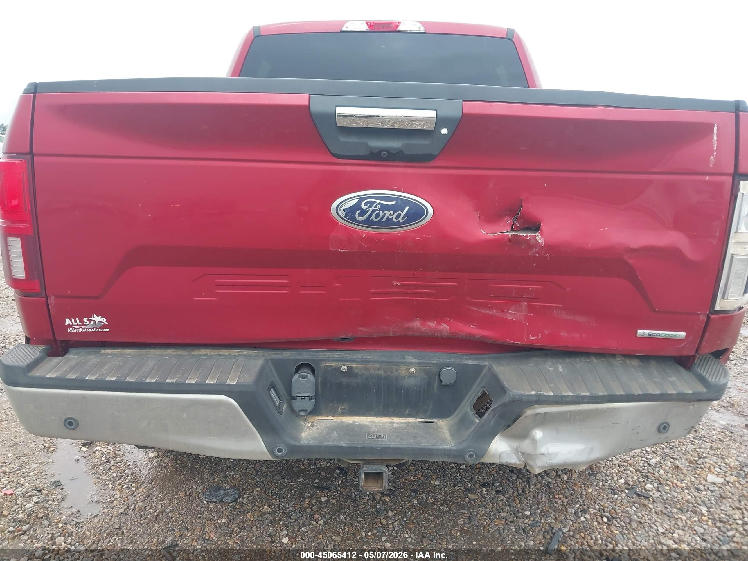 2020 Ford F-150 Xlt Красный vin: 1FTEW1E43LFA33811